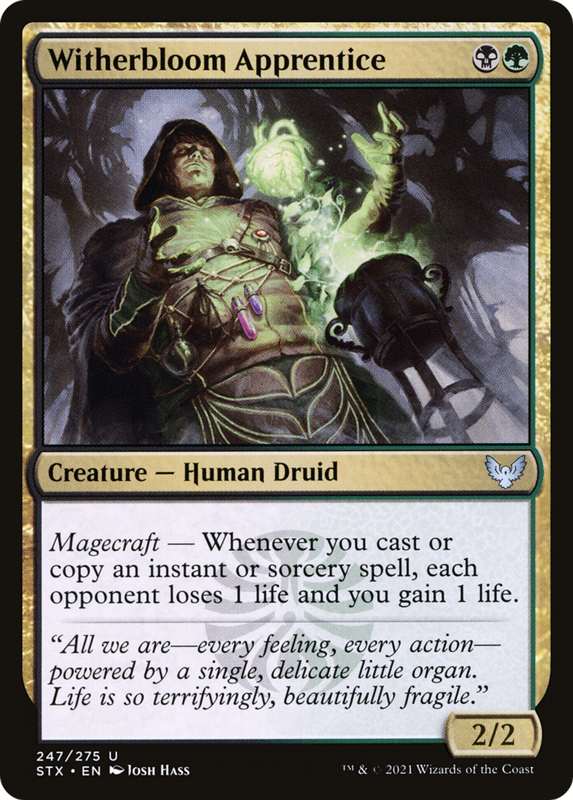Witherbloom Apprentice — Strixhaven: School of Mages — Magic: The Gathering