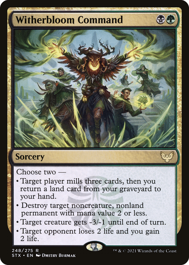 Witherbloom Command — Strixhaven: School of Mages — Magic: The Gathering