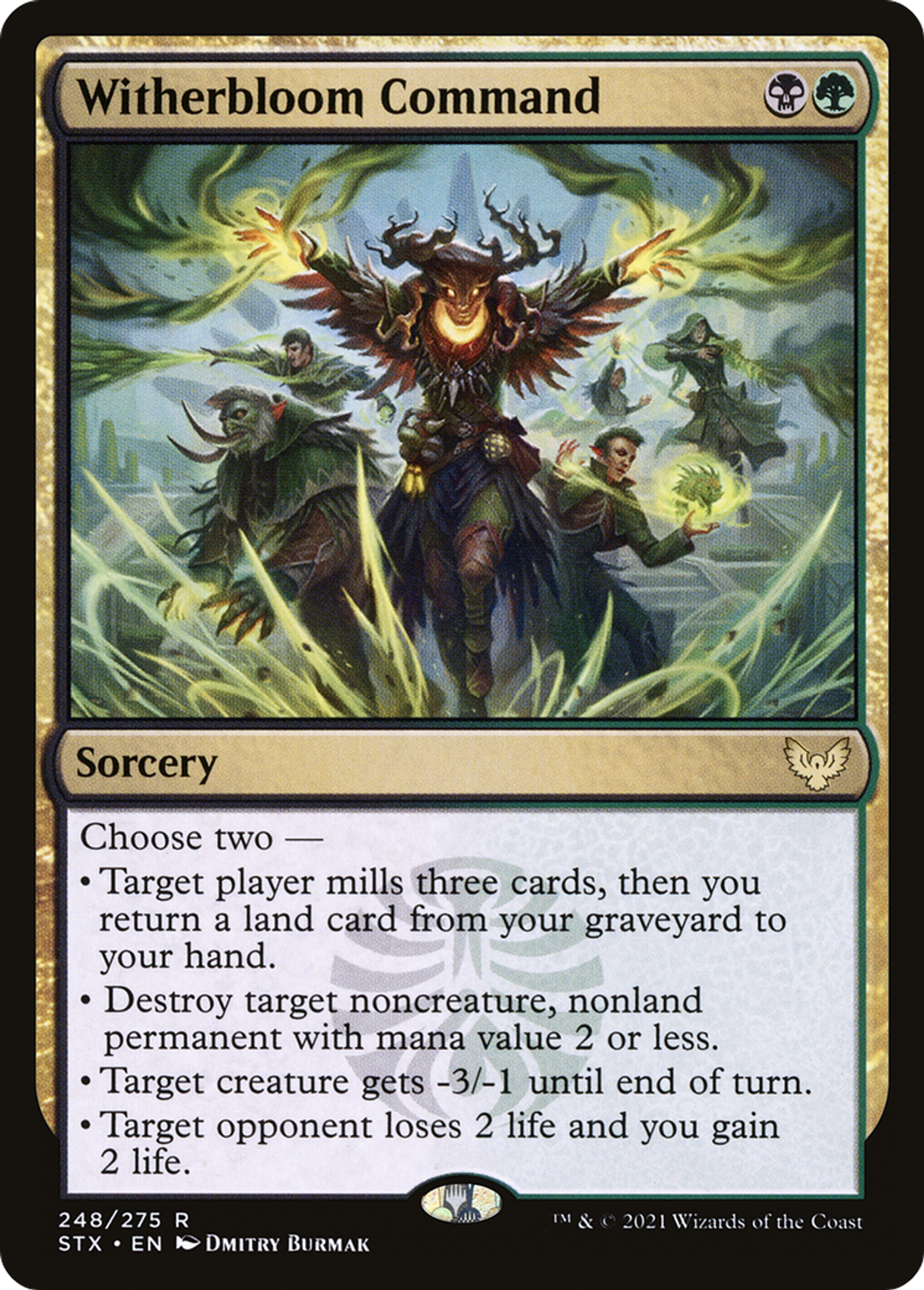 Witherbloom Command — Strixhaven: School of Mages — Magic: The Gathering