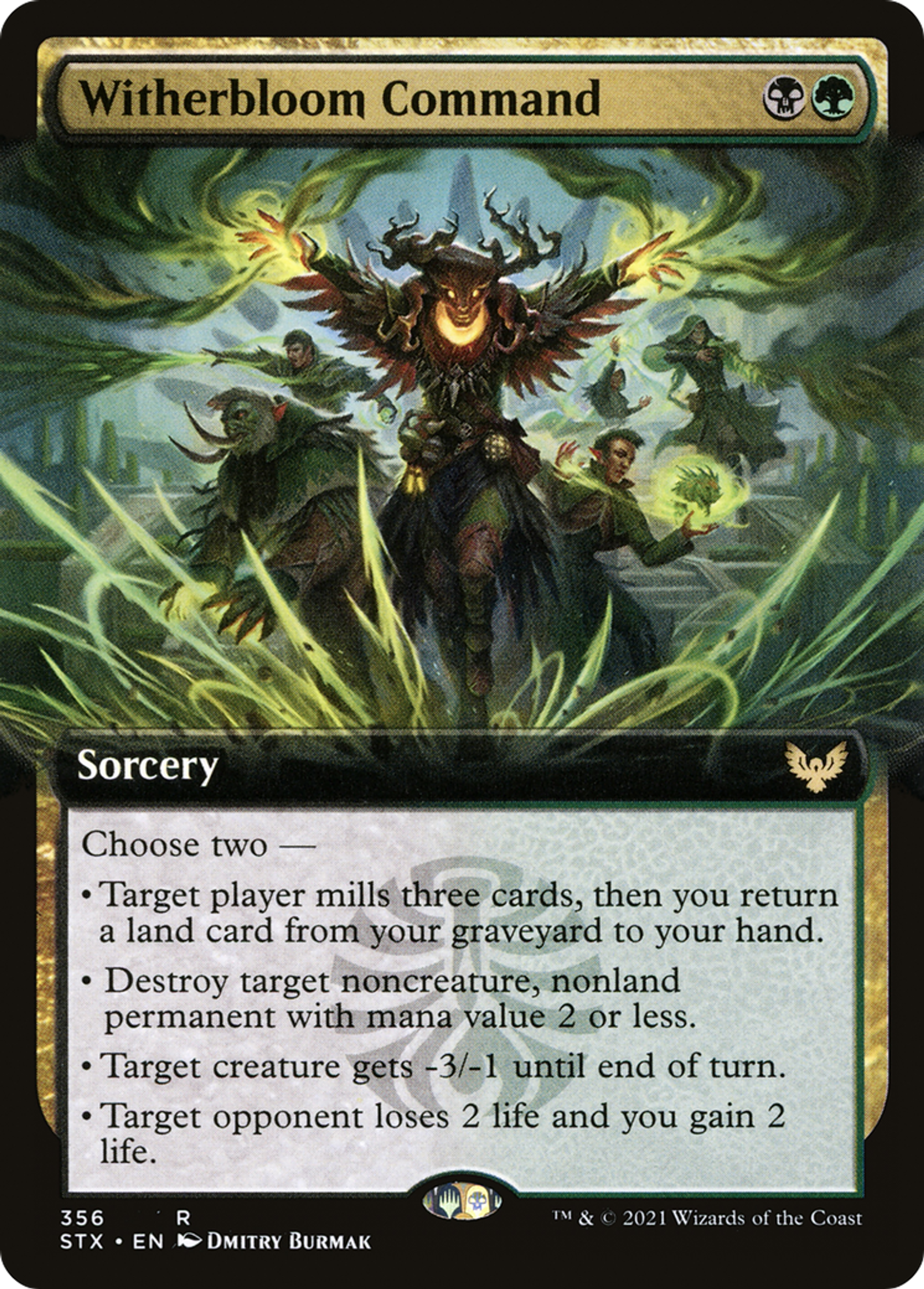 Witherbloom Command — Strixhaven: School of Mages — Magic: The Gathering