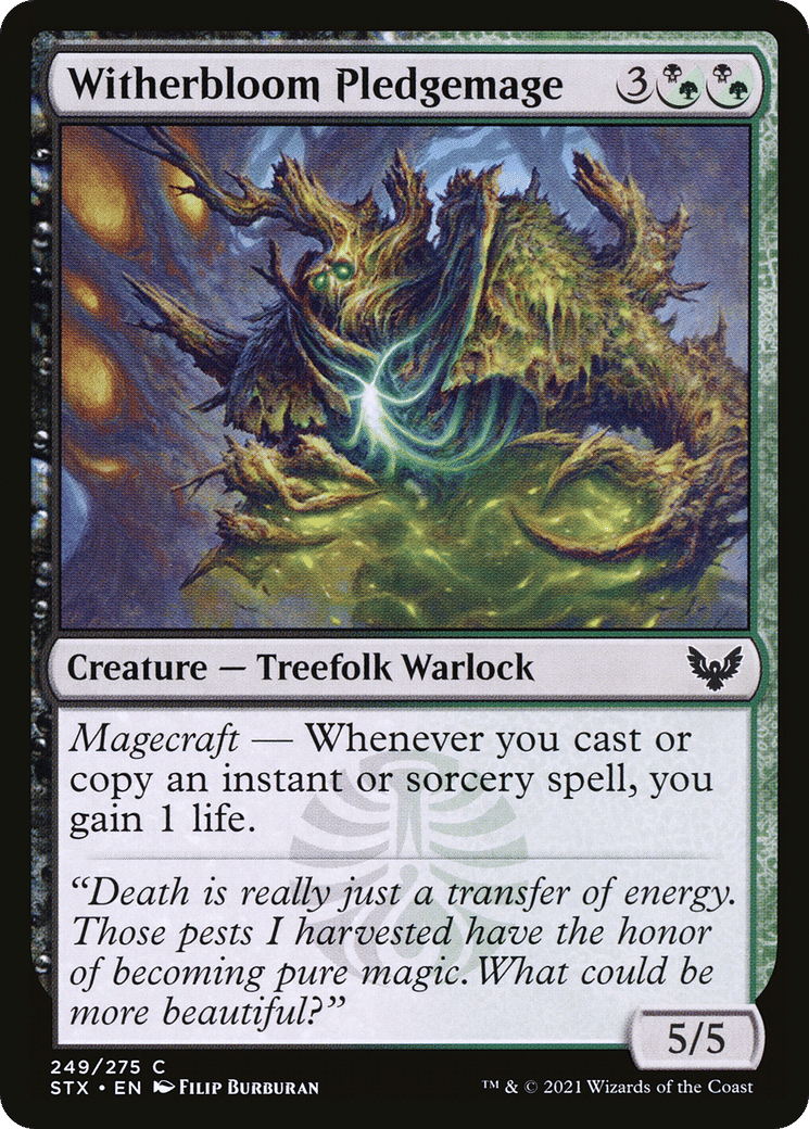 Witherbloom Pledgemage — Strixhaven: School of Mages — Magic: The Gathering