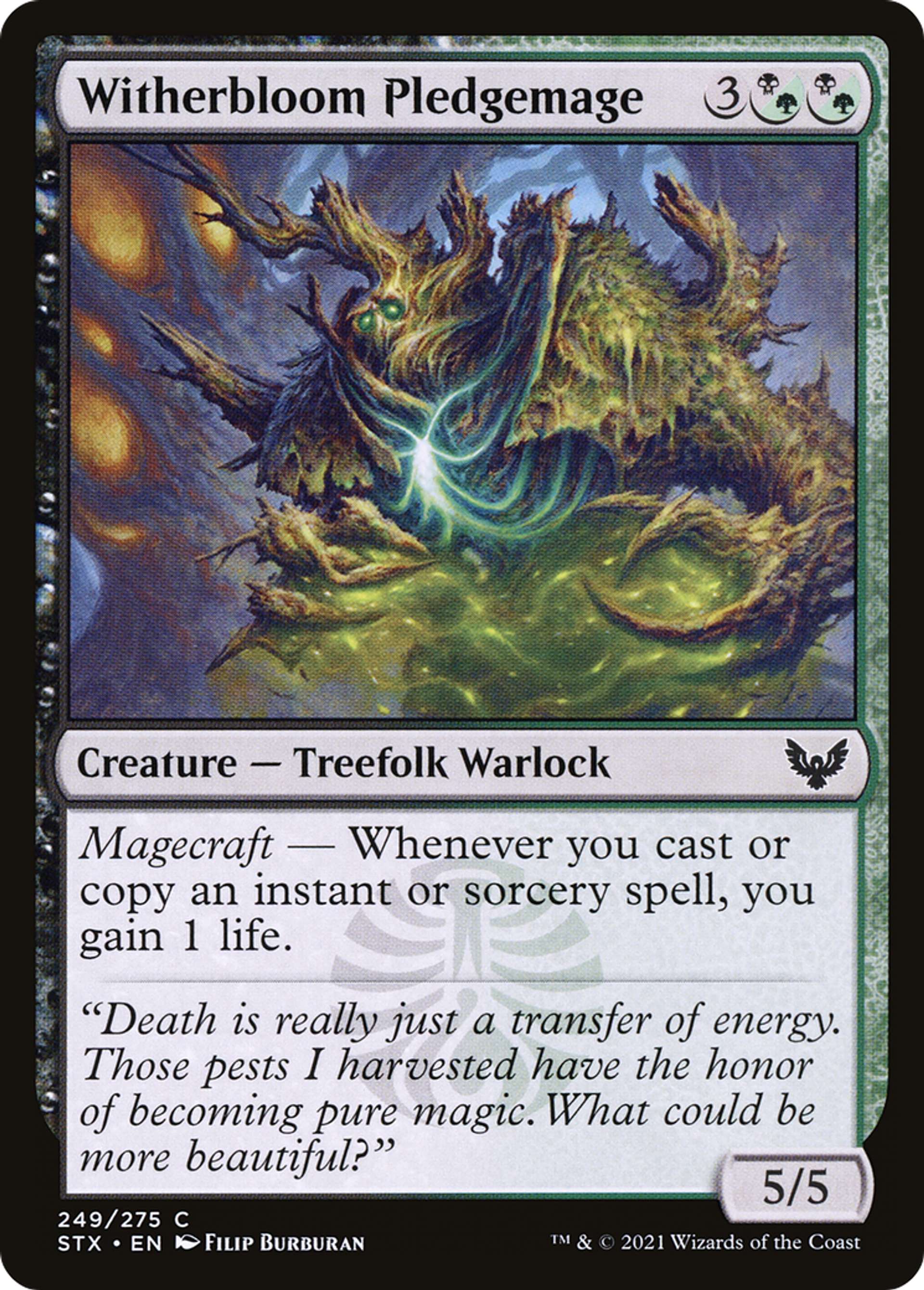 Witherbloom Pledgemage — Strixhaven: School of Mages — Magic: The Gathering