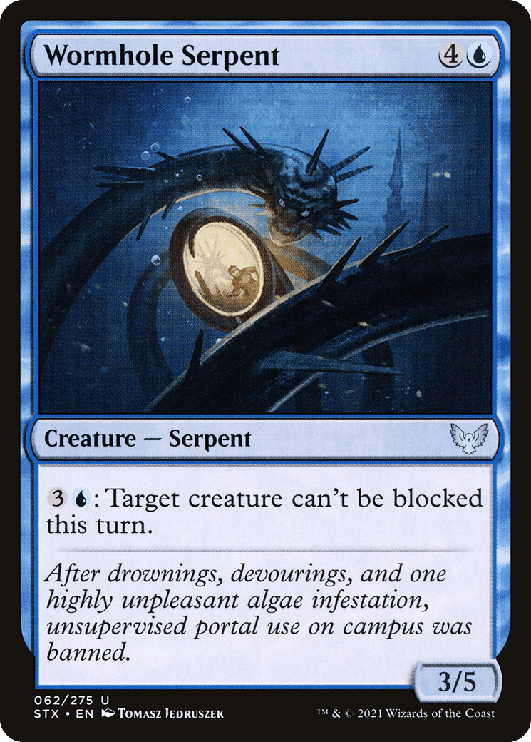 Wormhole Serpent — Strixhaven: School of Mages — Magic: The Gathering