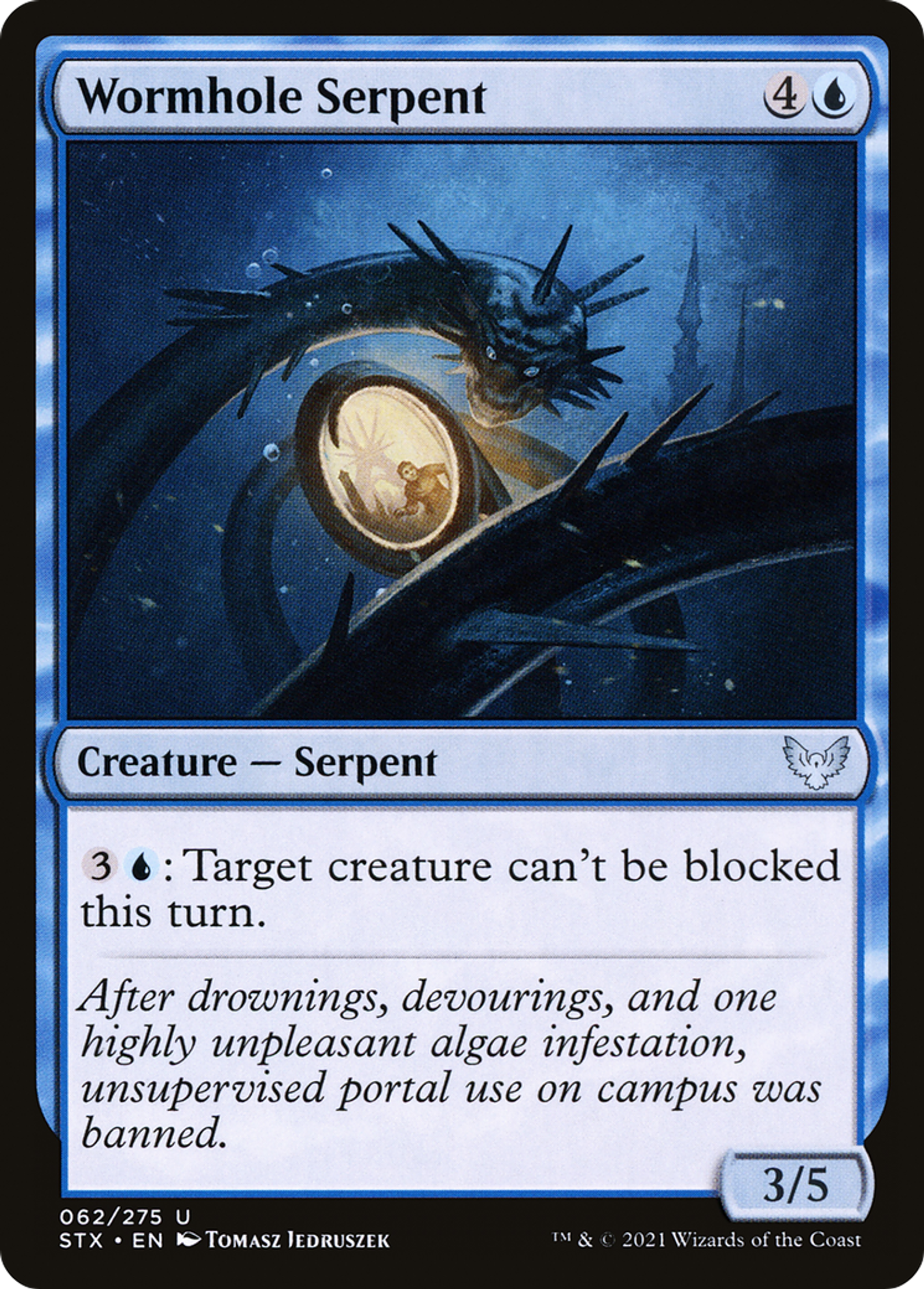Wormhole Serpent — Strixhaven: School of Mages — Magic: The Gathering