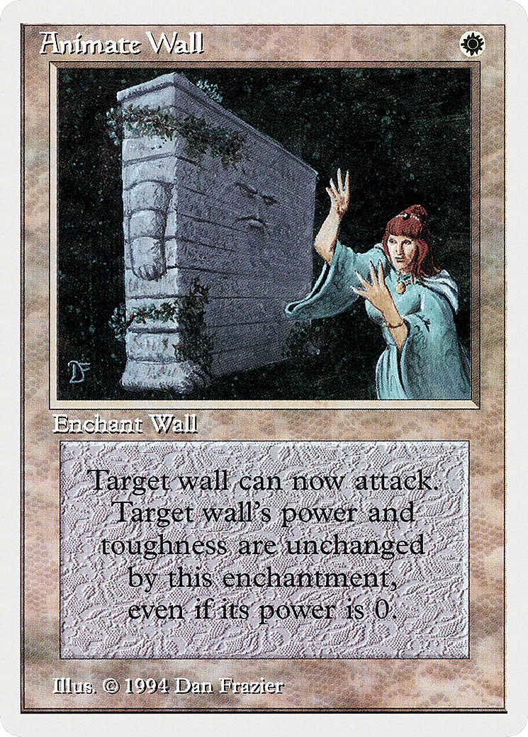 Animate Wall — Summer Magic / Edgar — Magic: The Gathering