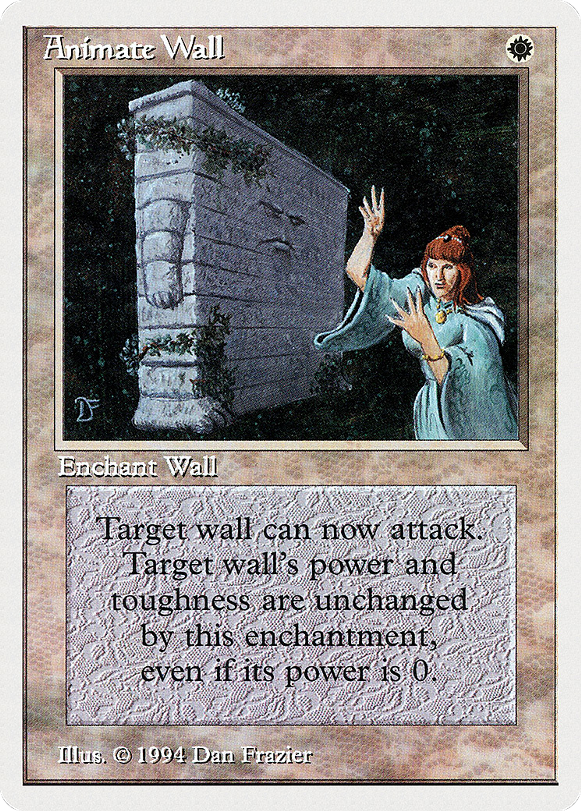Animate Wall — Summer Magic / Edgar — Magic: The Gathering