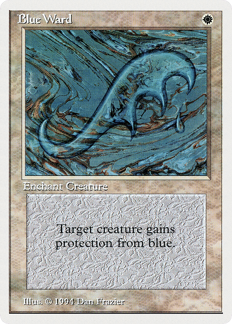 Blue Ward — Summer Magic / Edgar — Magic: The Gathering
