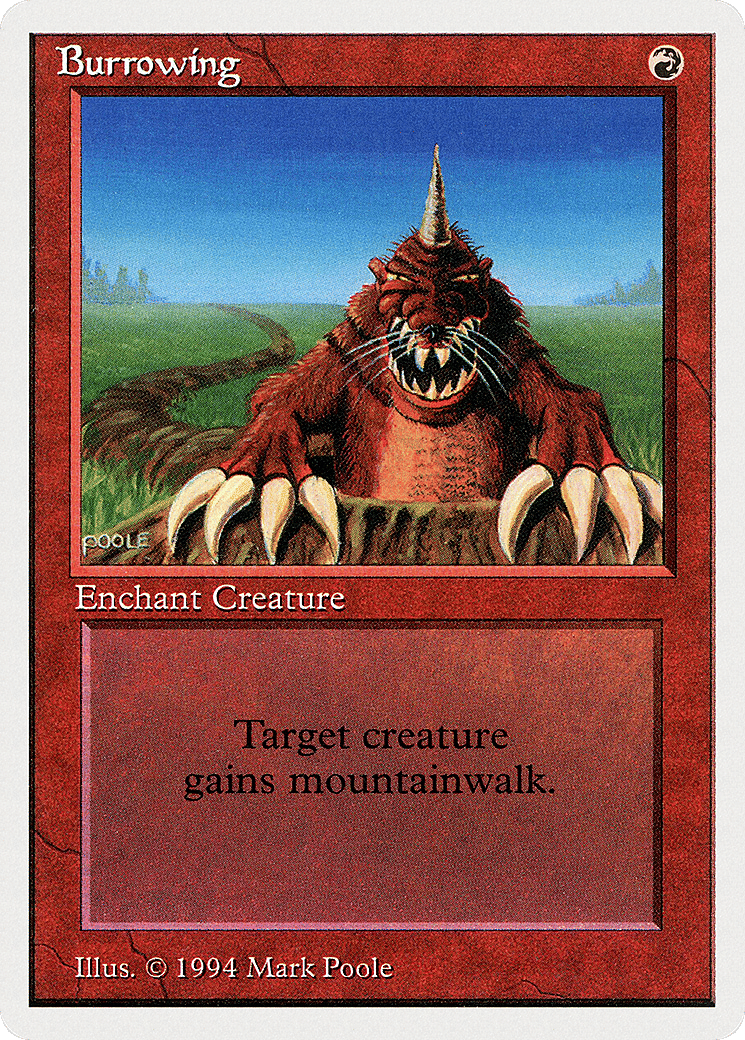 Burrowing — Summer Magic / Edgar — Magic: The Gathering
