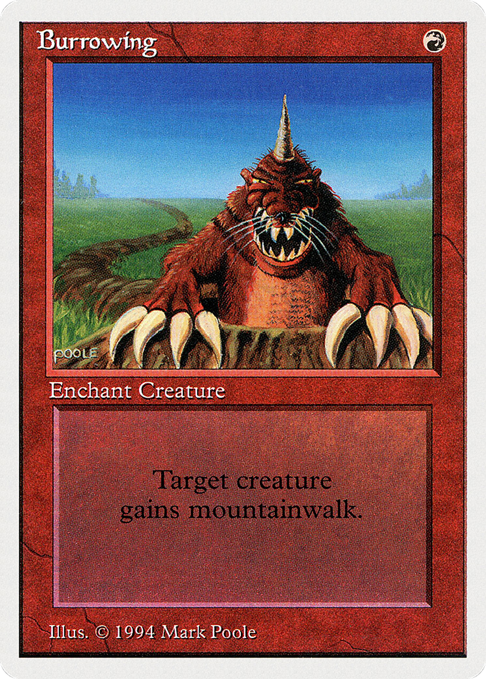 Burrowing — Summer Magic / Edgar — Magic: The Gathering