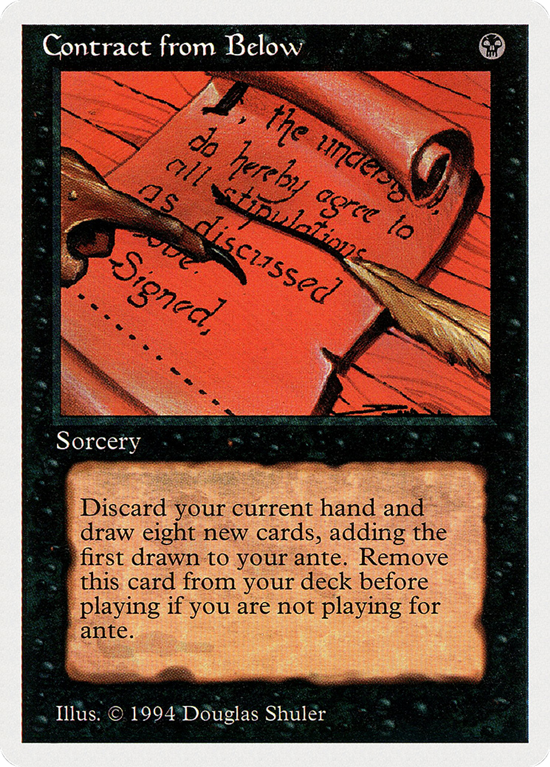 Contract from Below — Summer Magic / Edgar — Magic: The Gathering