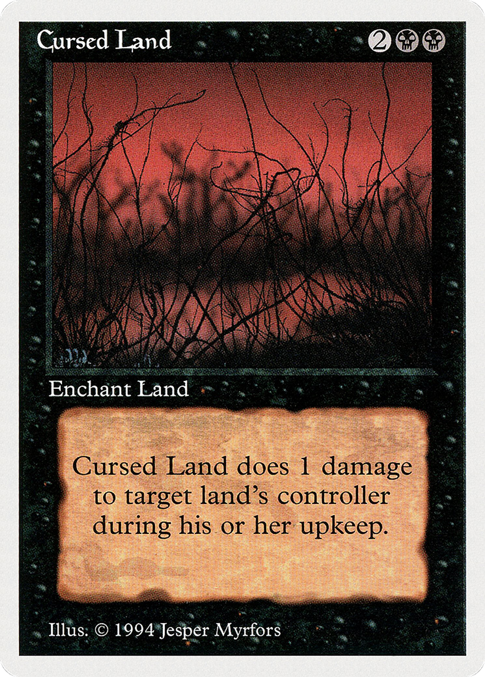 Cursed Land — Summer Magic / Edgar — Magic: The Gathering