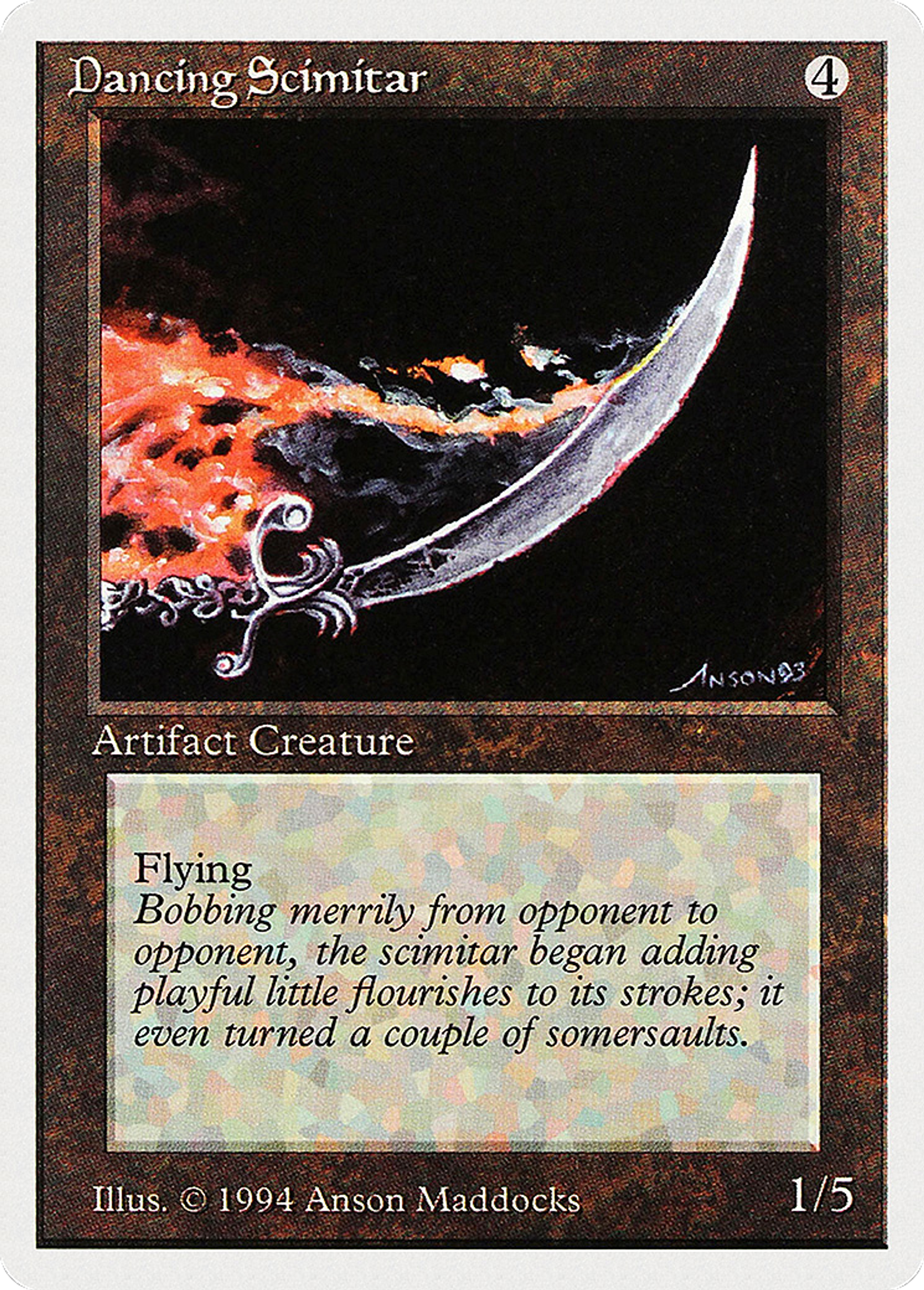 Cimeterre dansant — Summer Magic / Edgar — Magic: The Gathering