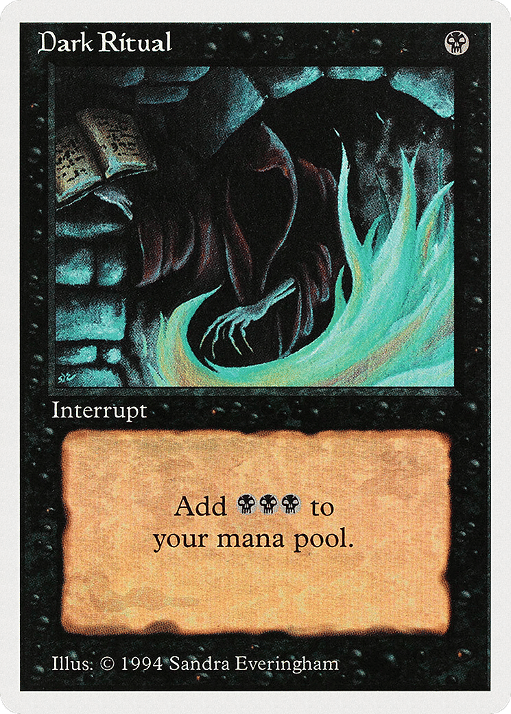 Dark Ritual — Summer Magic / Edgar — Magic: The Gathering