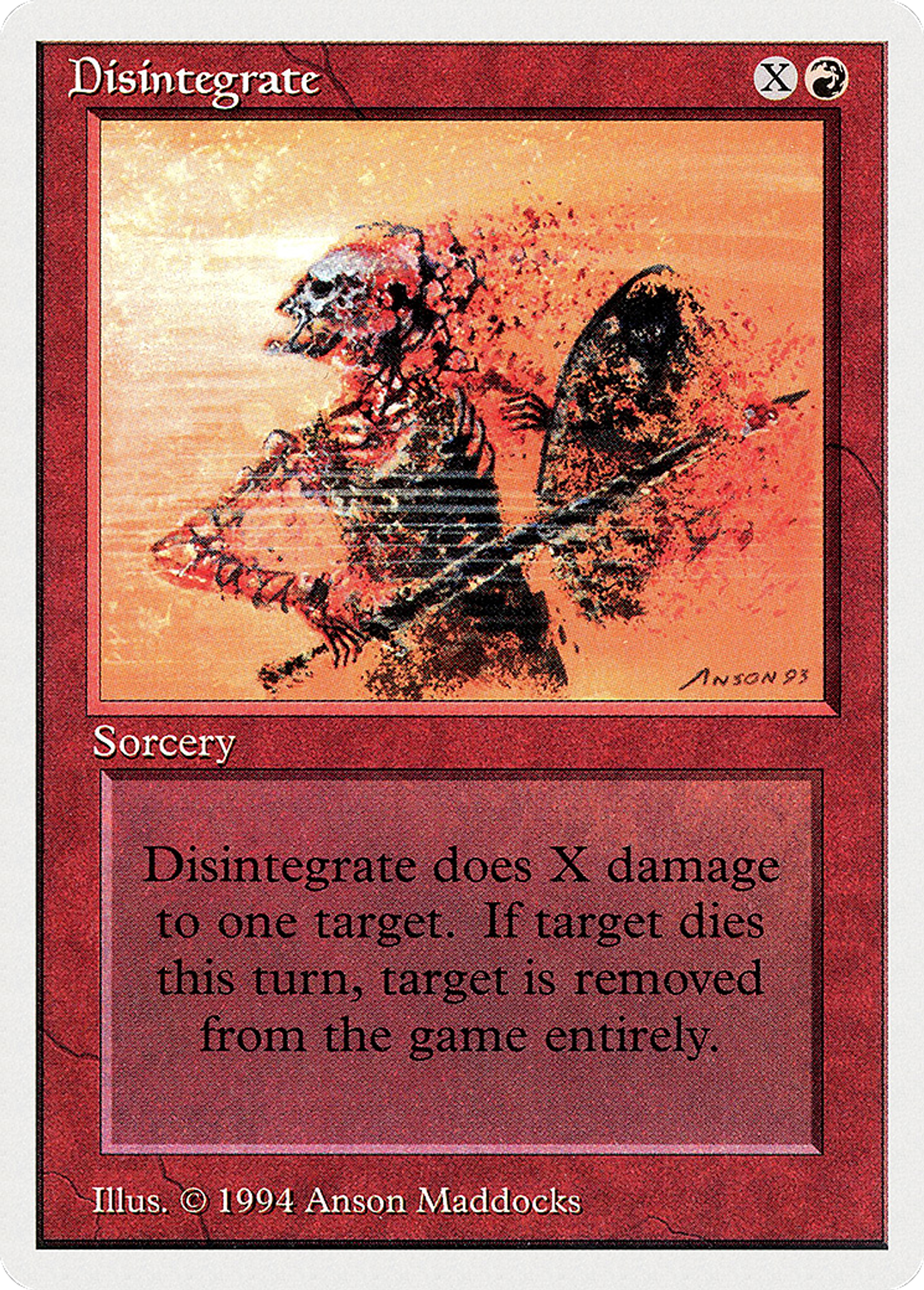 Disintegrate — Summer Magic / Edgar — Magic: The Gathering