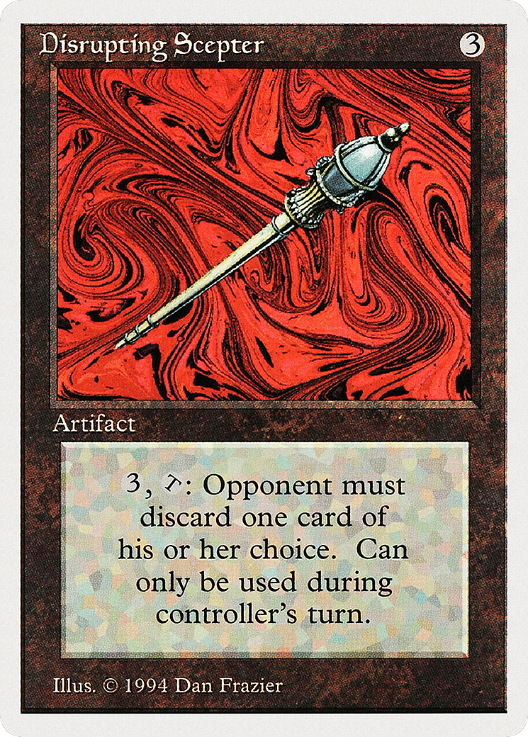 Disrupting Scepter — Summer Magic / Edgar — Magic: The Gathering