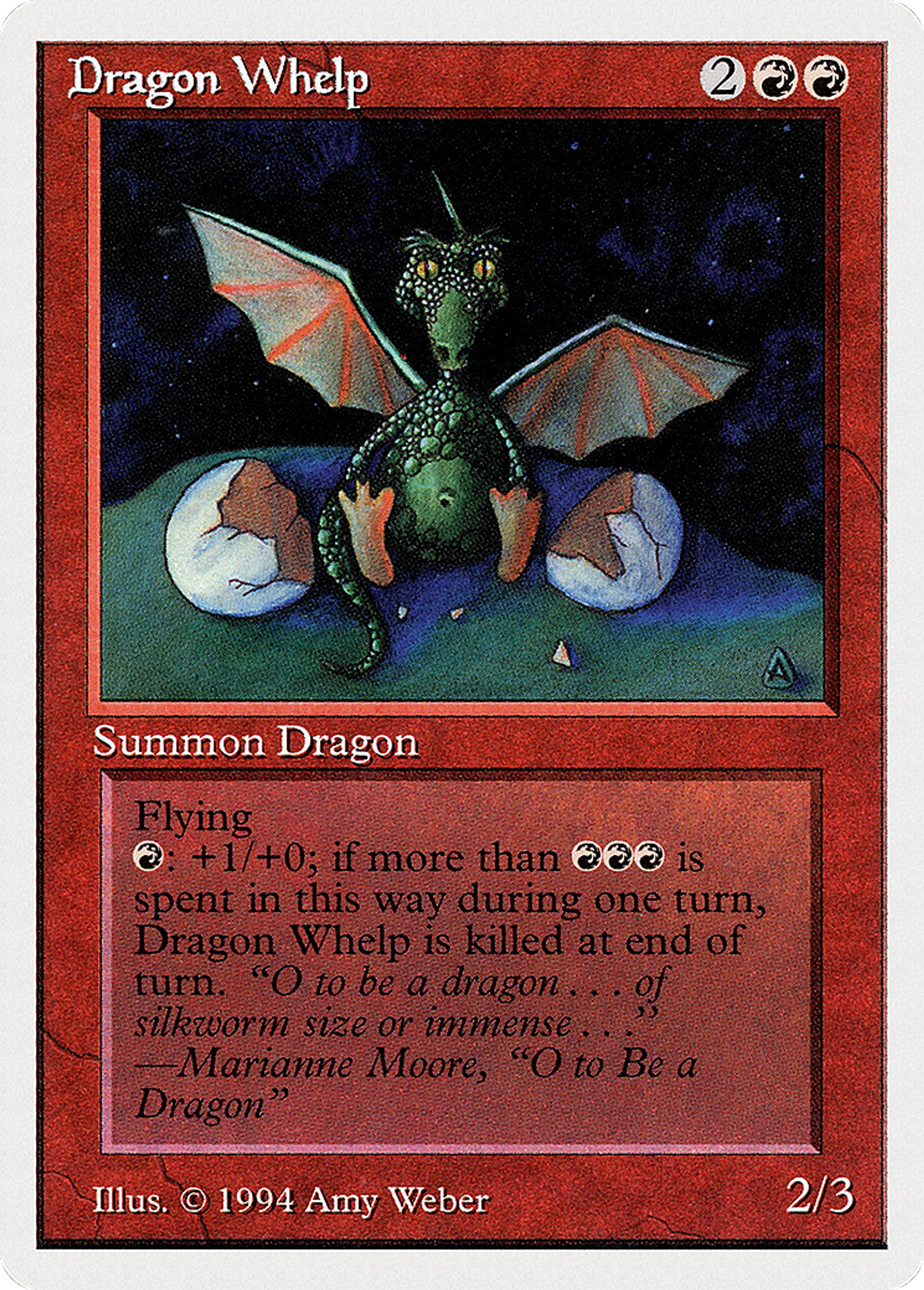 Dragon Whelp — Summer Magic / Edgar — Magic: The Gathering