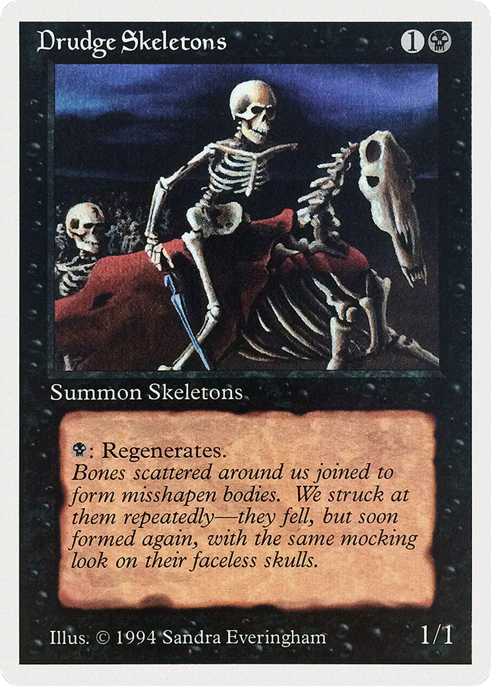 Drudge Skeletons — Summer Magic / Edgar — Magic: The Gathering