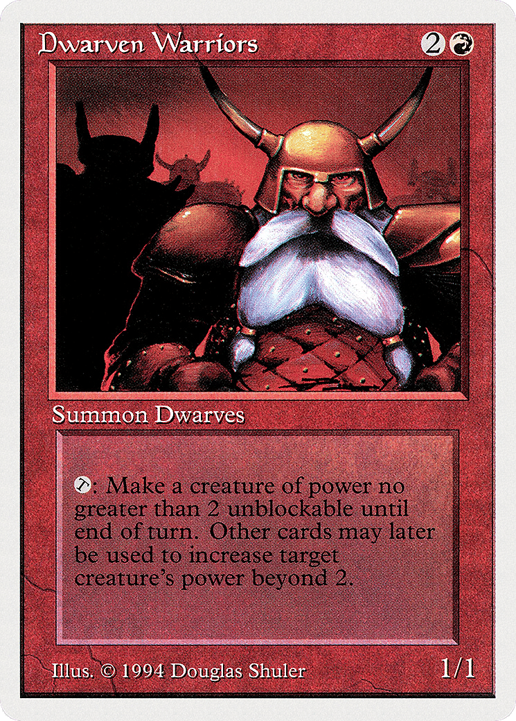 Guerriers nains — Summer Magic / Edgar — Magic: The Gathering