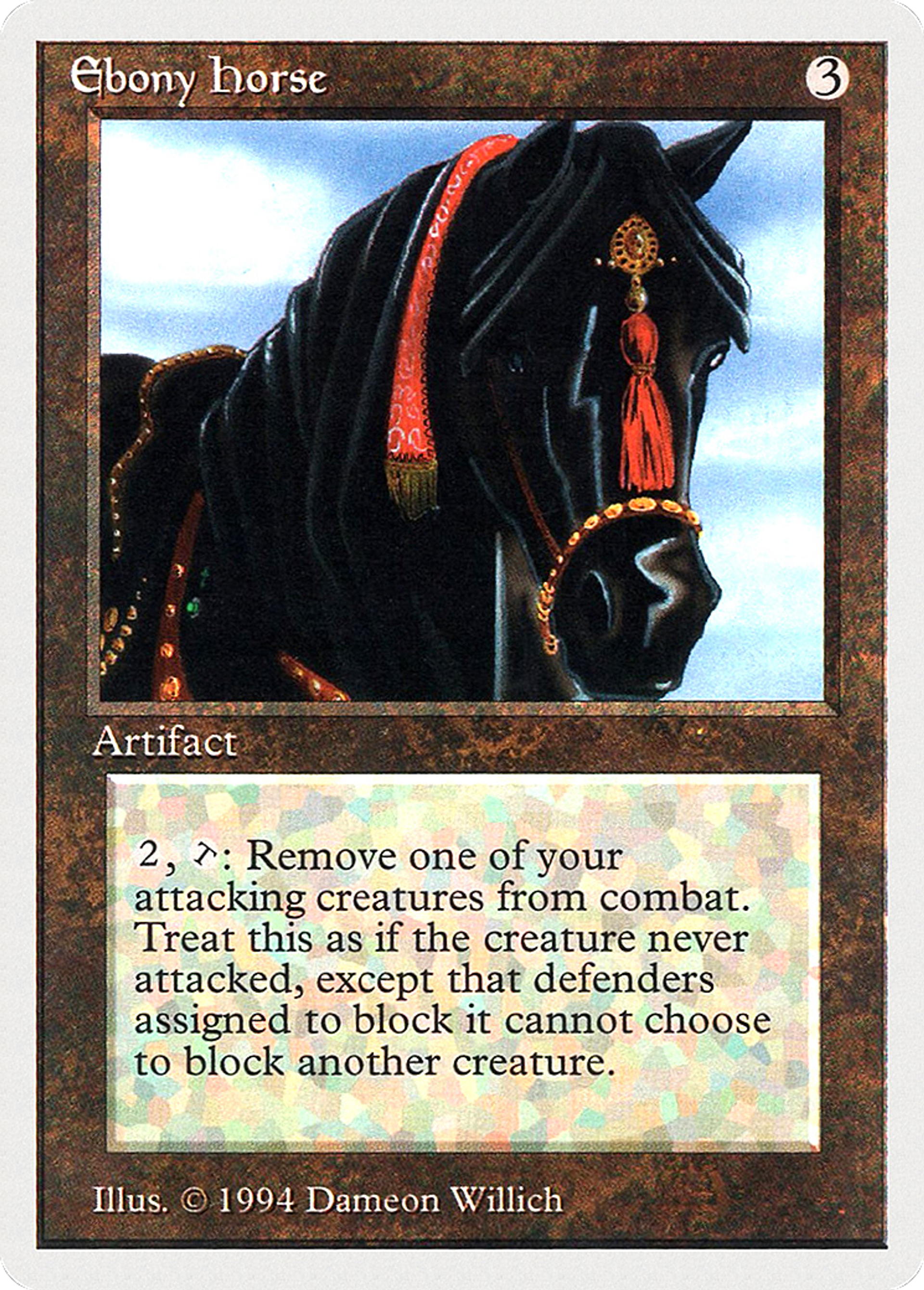 Cheval d'ébène — Summer Magic / Edgar — Magic: The Gathering