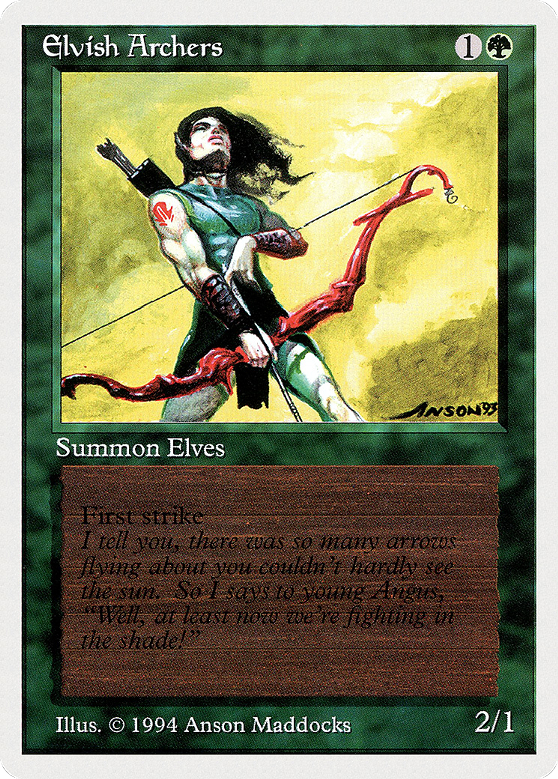 Archers elfes — Summer Magic / Edgar — Magic: The Gathering