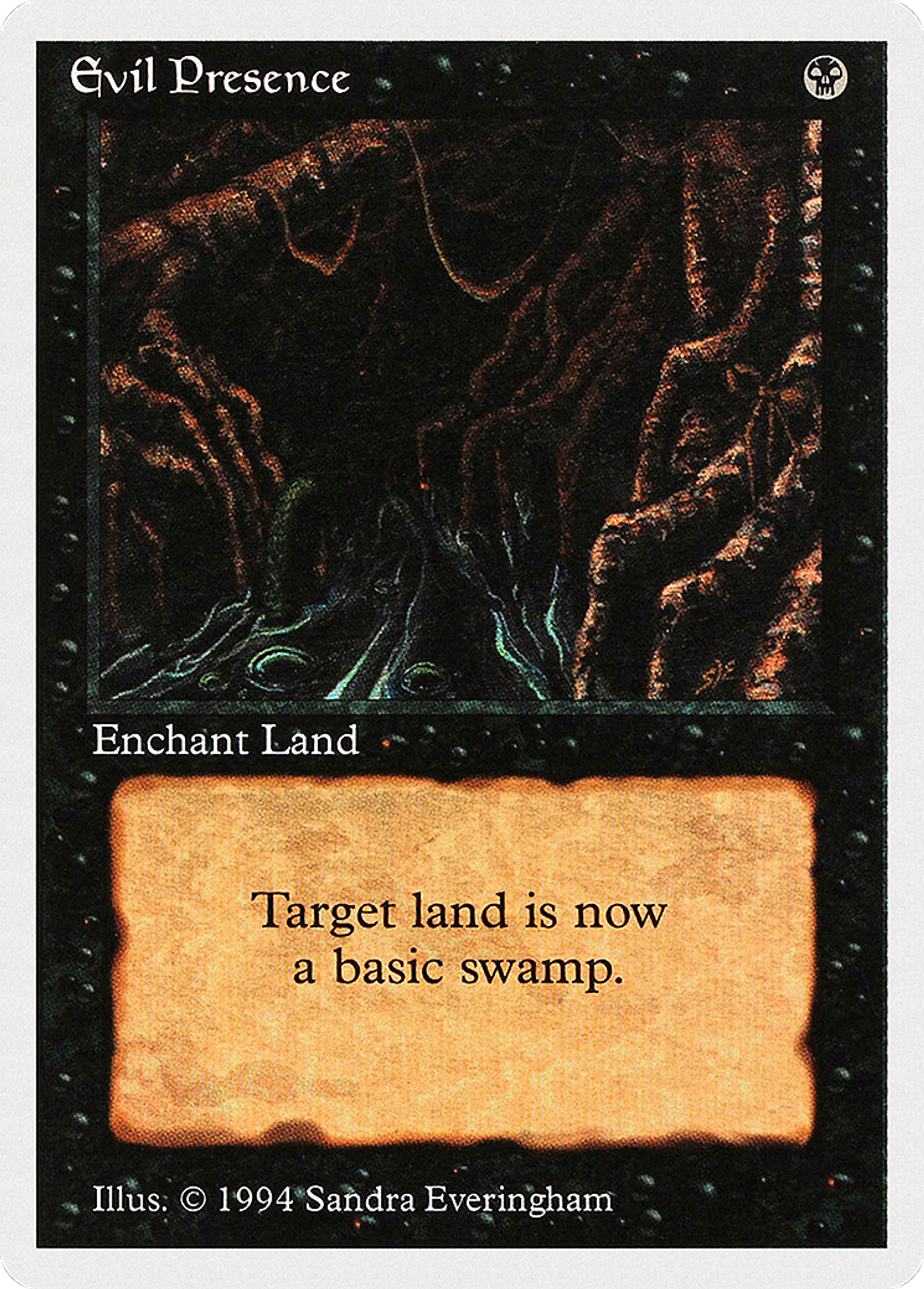 Evil Presence — Summer Magic / Edgar — Magic: The Gathering