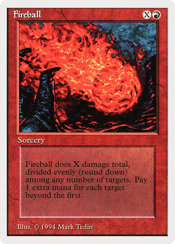Boule de feu — Summer Magic / Edgar — Magic: The Gathering
