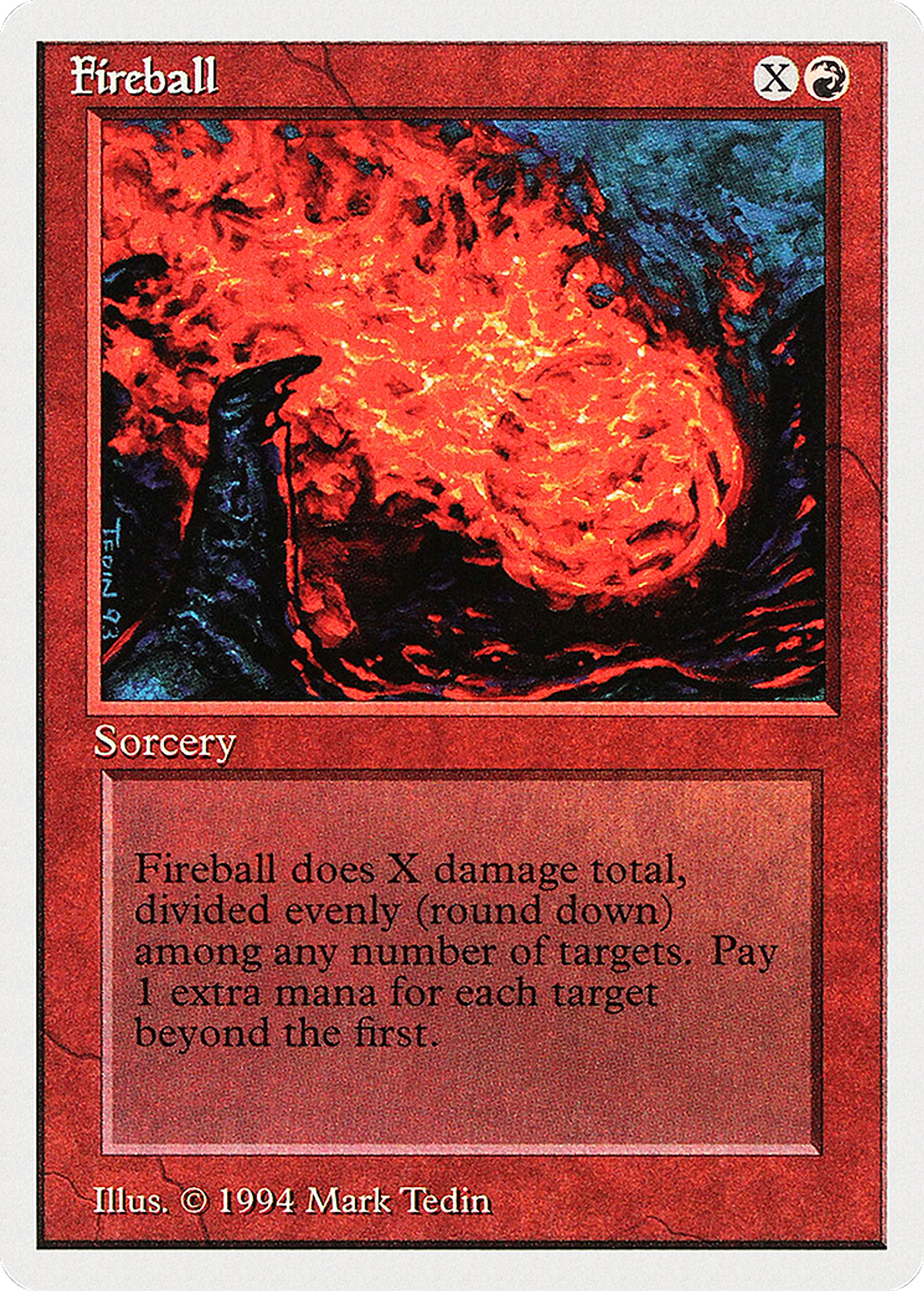 Fireball — Summer Magic / Edgar — Magic: The Gathering