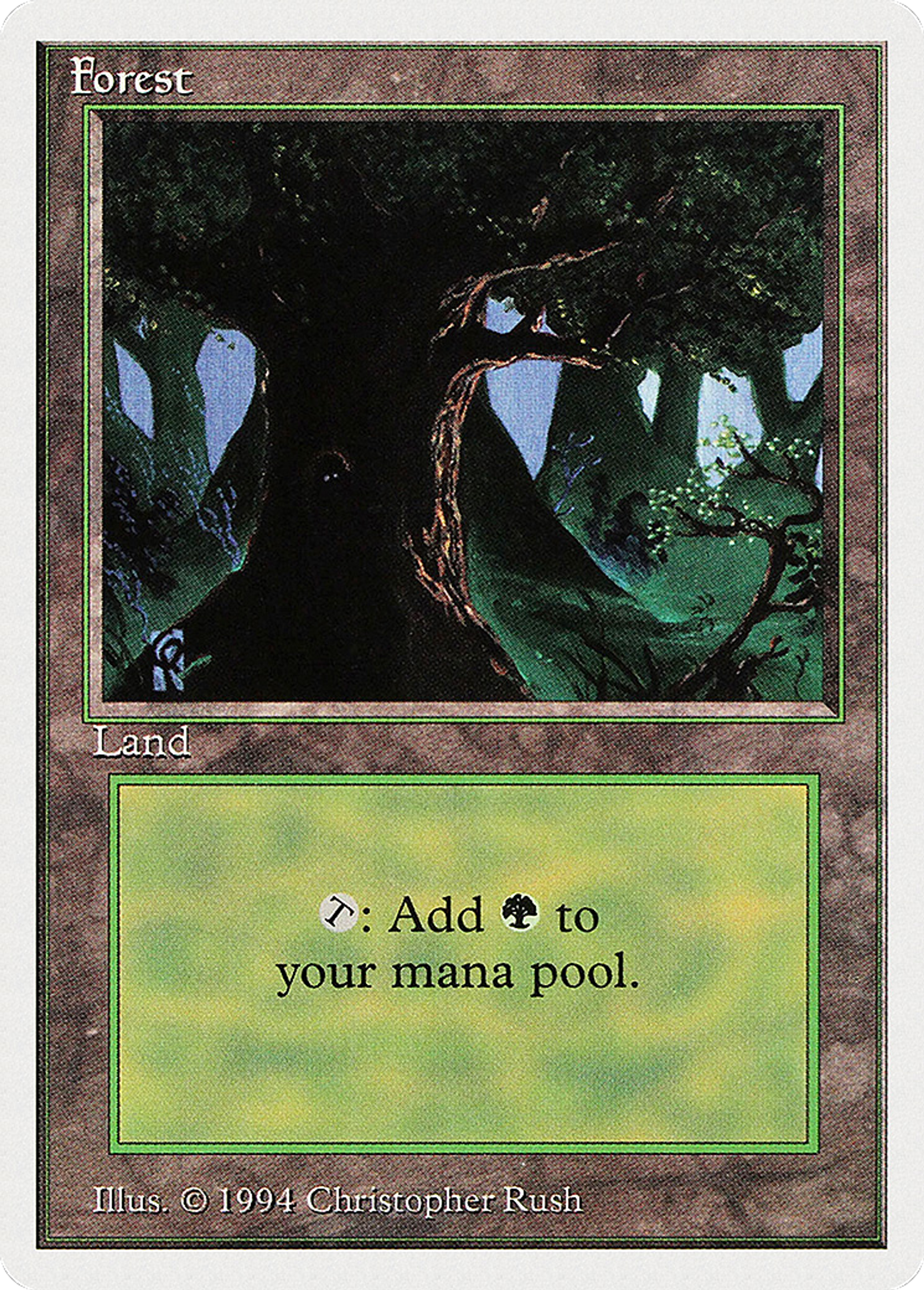 Forest — Summer Magic / Edgar — Magic: The Gathering