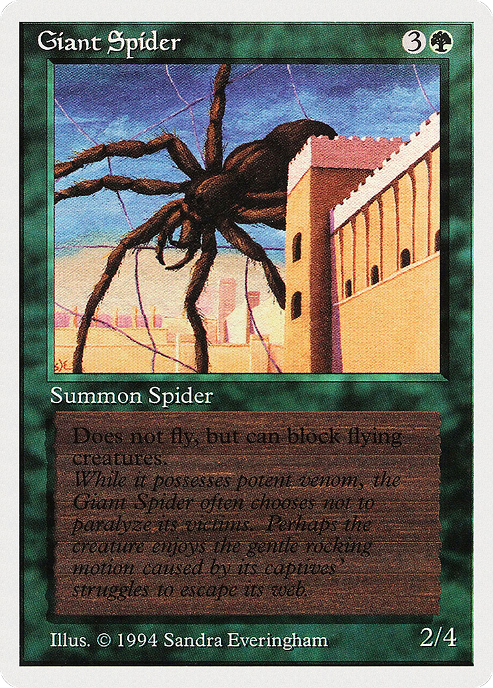 Araignée géante — Summer Magic / Edgar — Magic: The Gathering