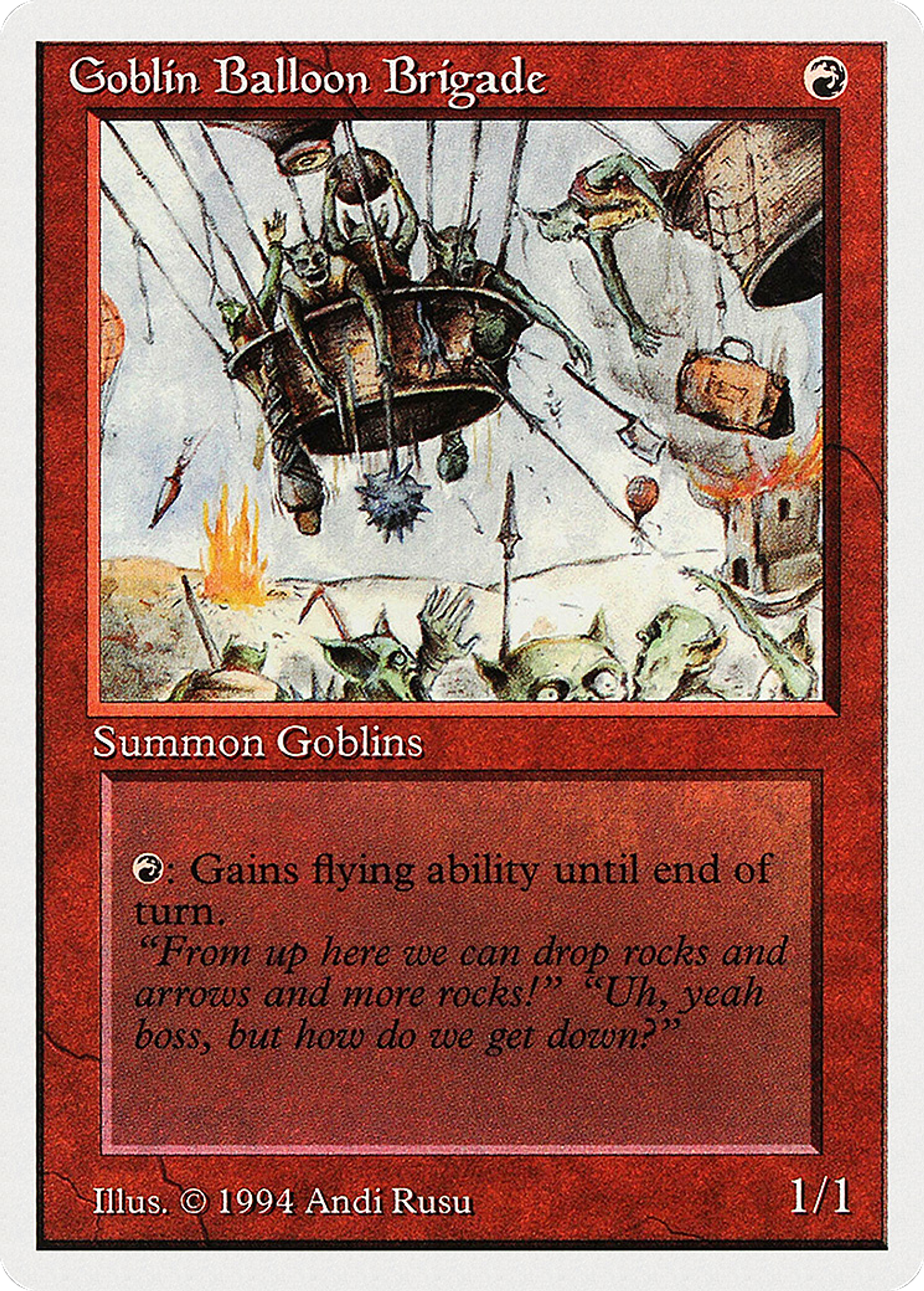 Goblin Balloon Brigade — Summer Magic / Edgar — Magic: The Gathering
