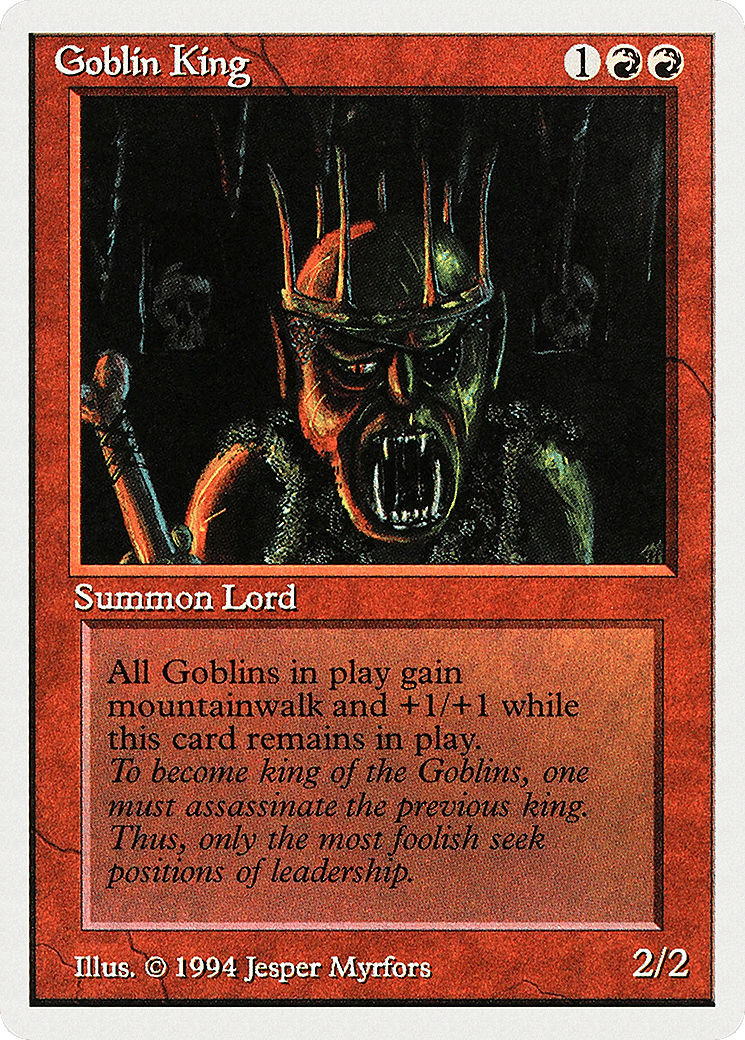 Goblin King — Summer Magic / Edgar — Magic: The Gathering