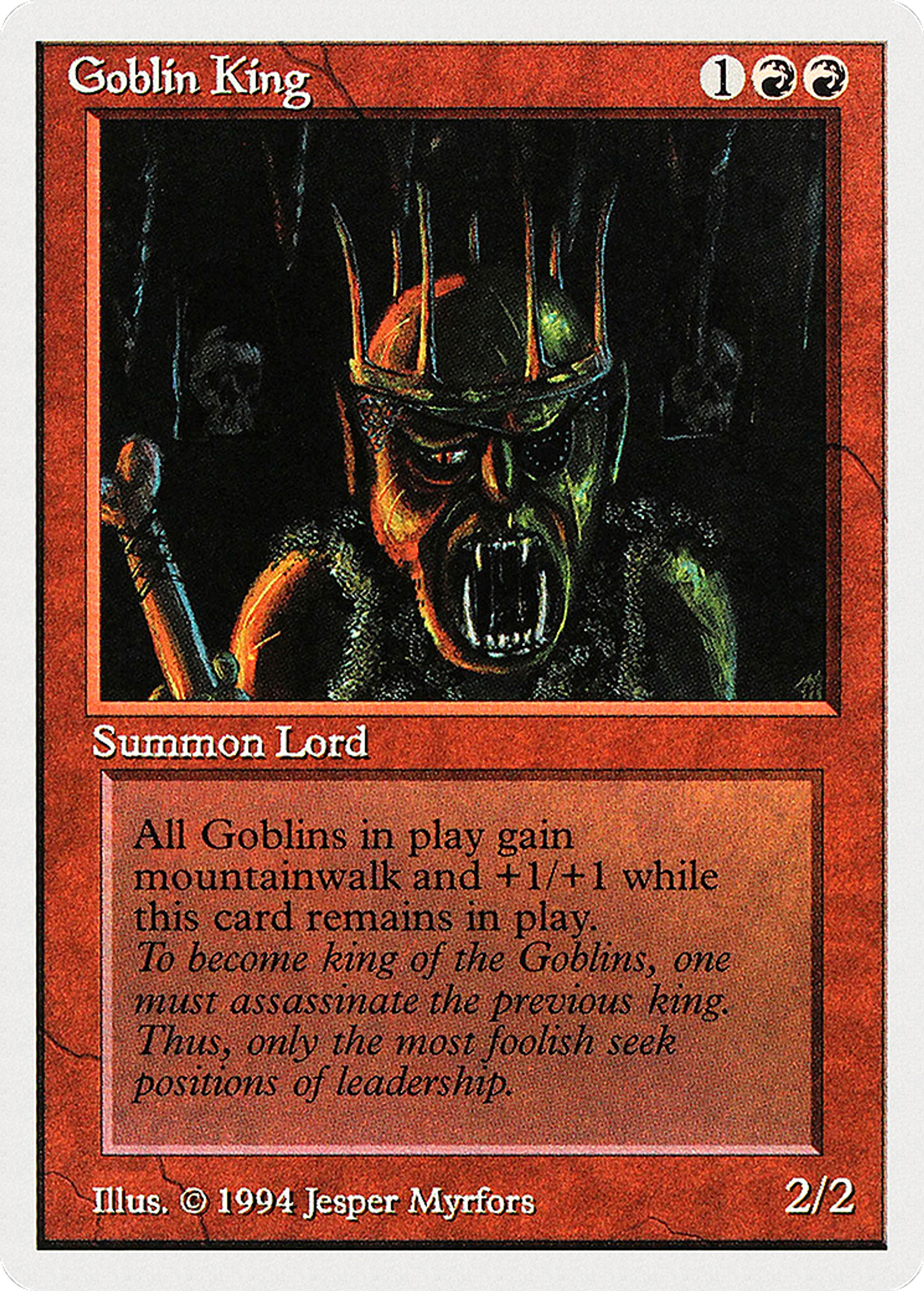 Goblin King — Summer Magic / Edgar — Magic: The Gathering