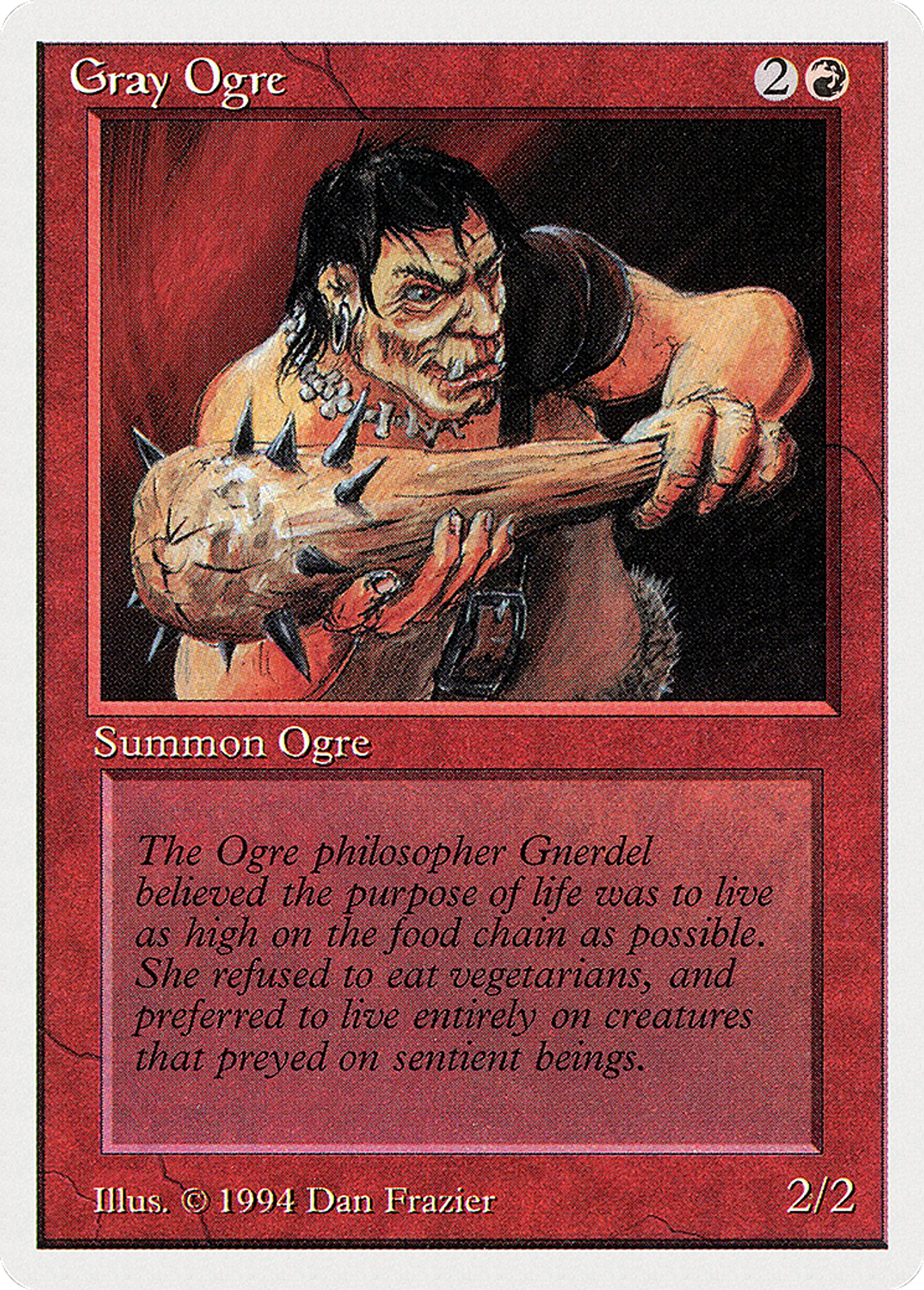 Gray Ogre — Summer Magic / Edgar — Magic: The Gathering