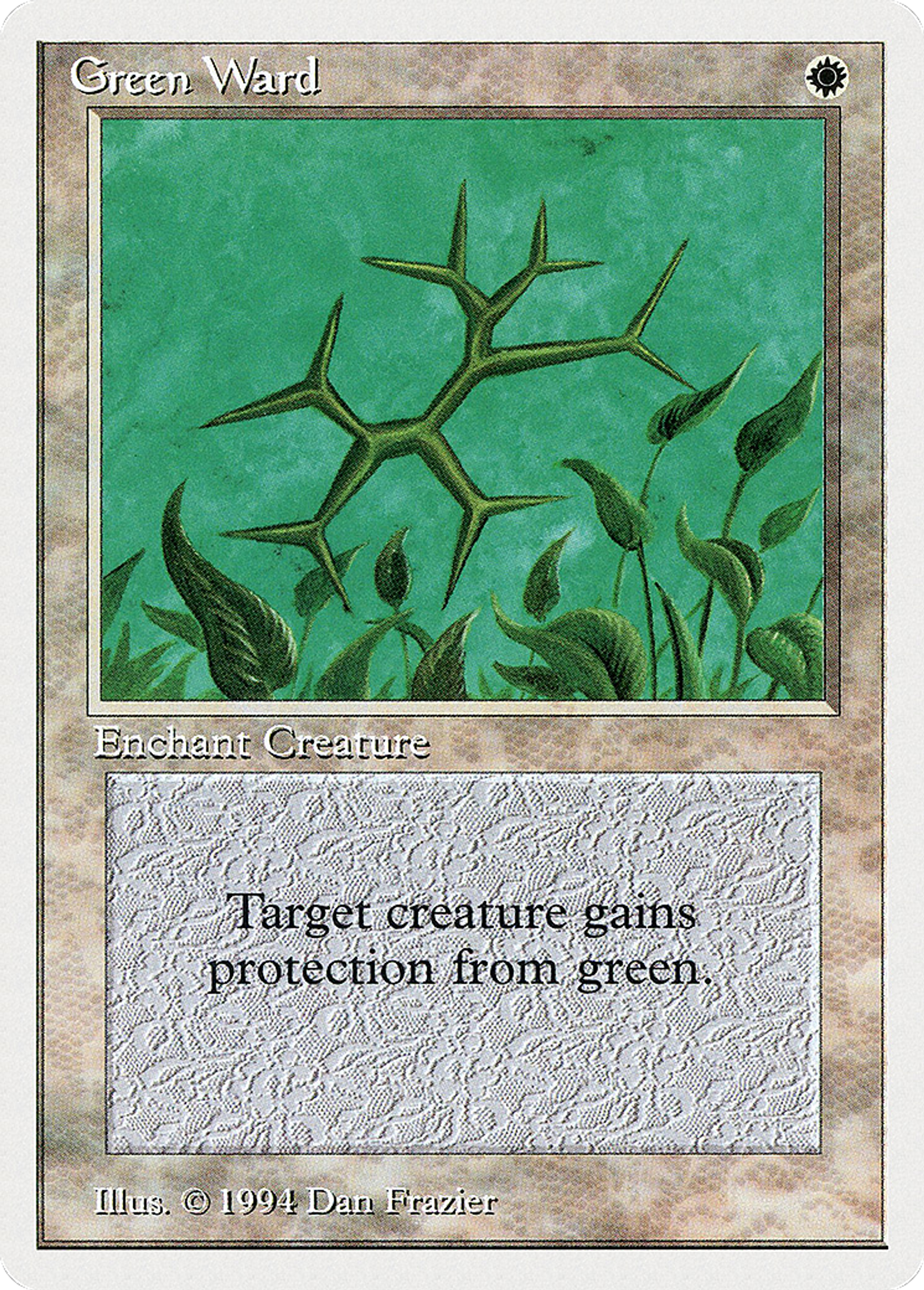 Green Ward — Summer Magic / Edgar — Magic: The Gathering