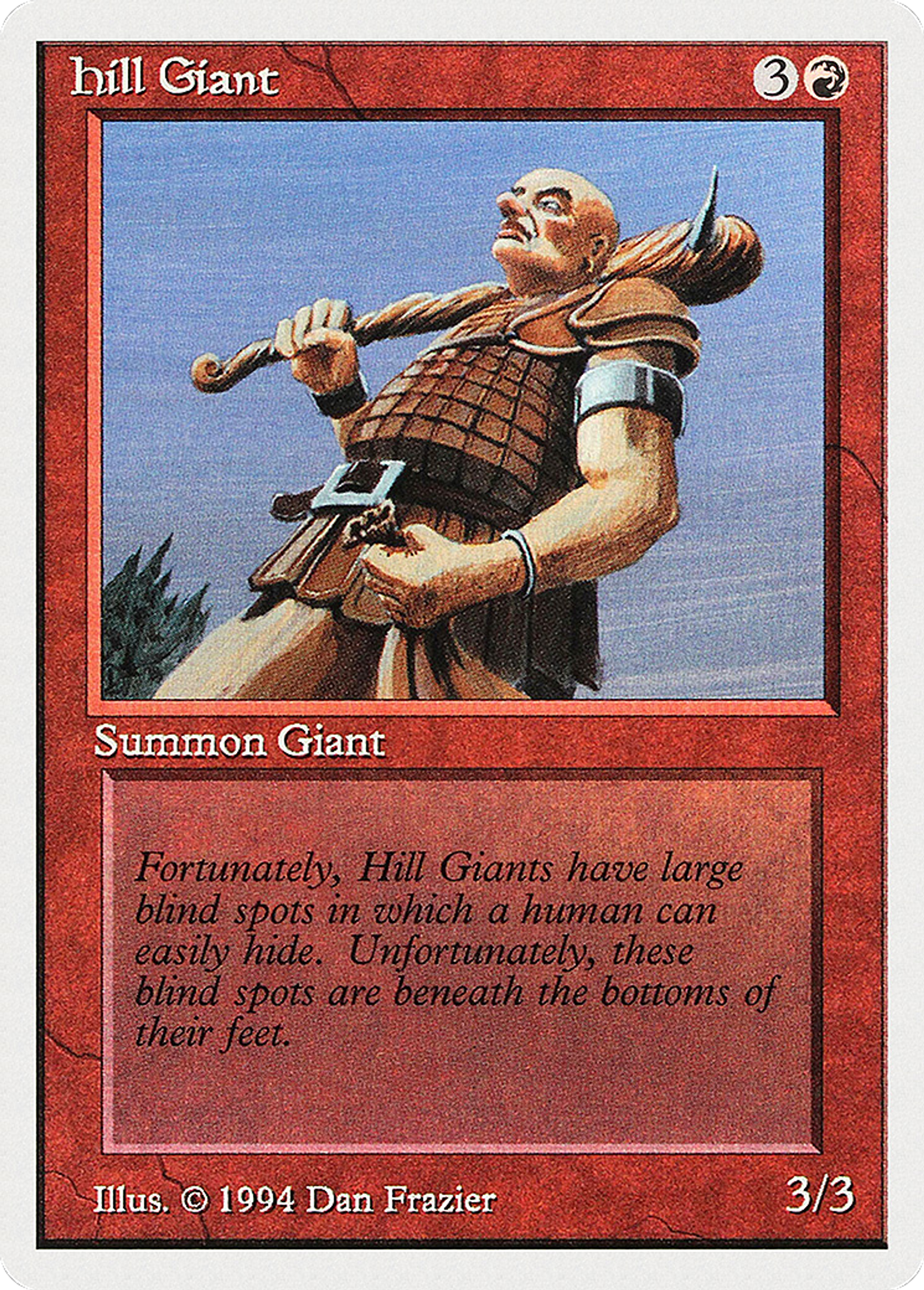 Hill Giant — Summer Magic / Edgar — Magic: The Gathering