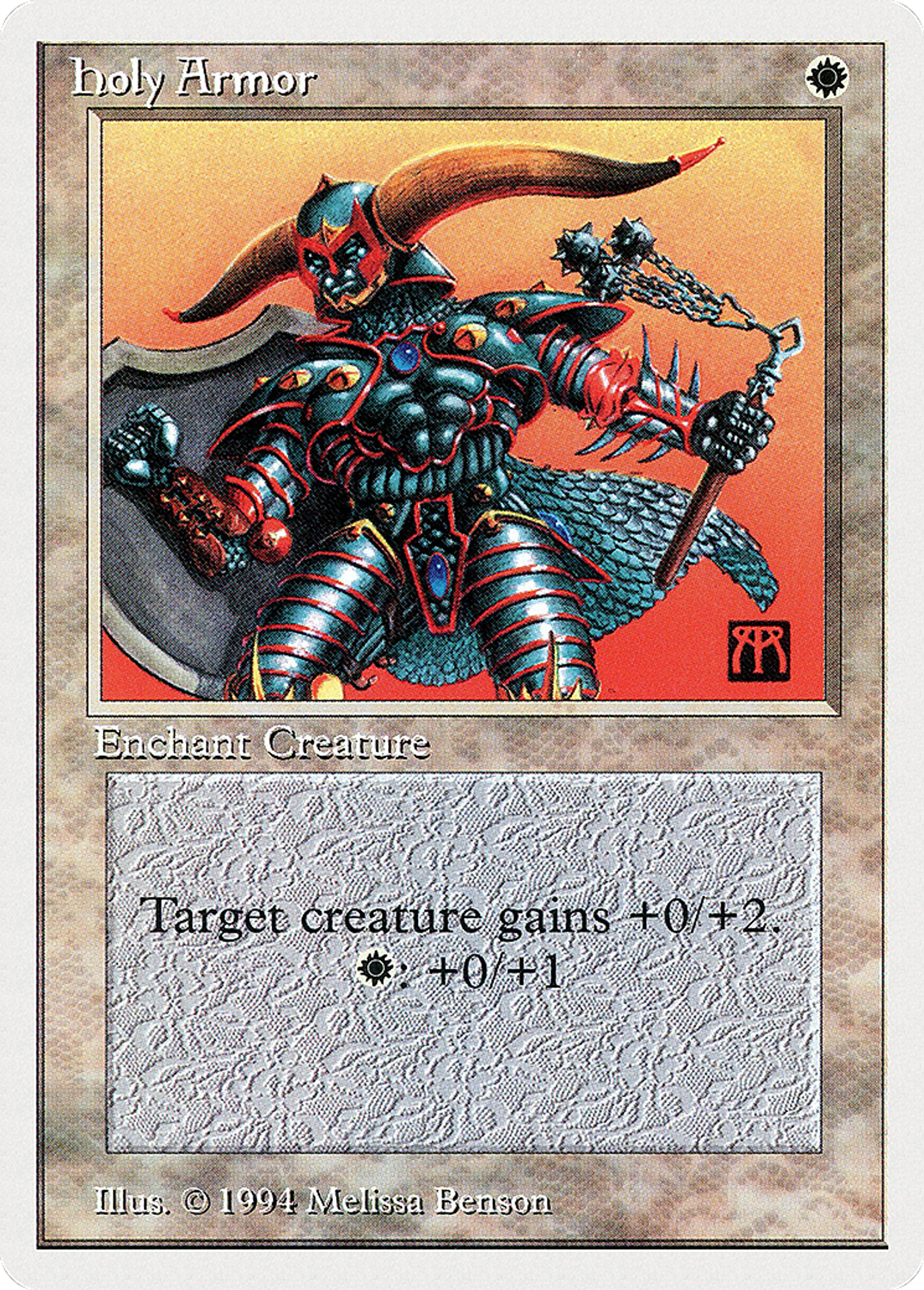 Holy Armor — Summer Magic / Edgar — Magic: The Gathering
