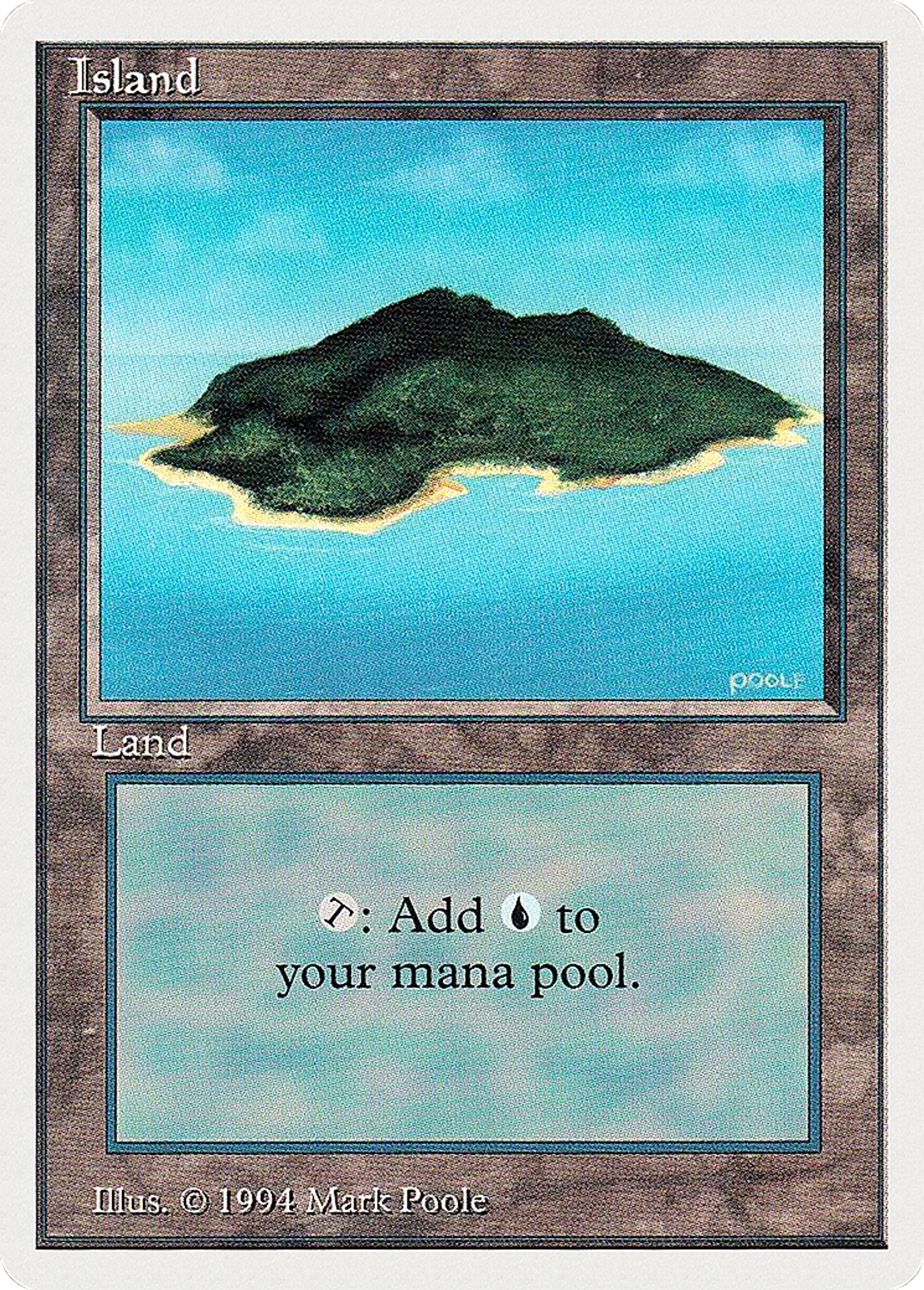 Island — Summer Magic / Edgar — Magic: The Gathering