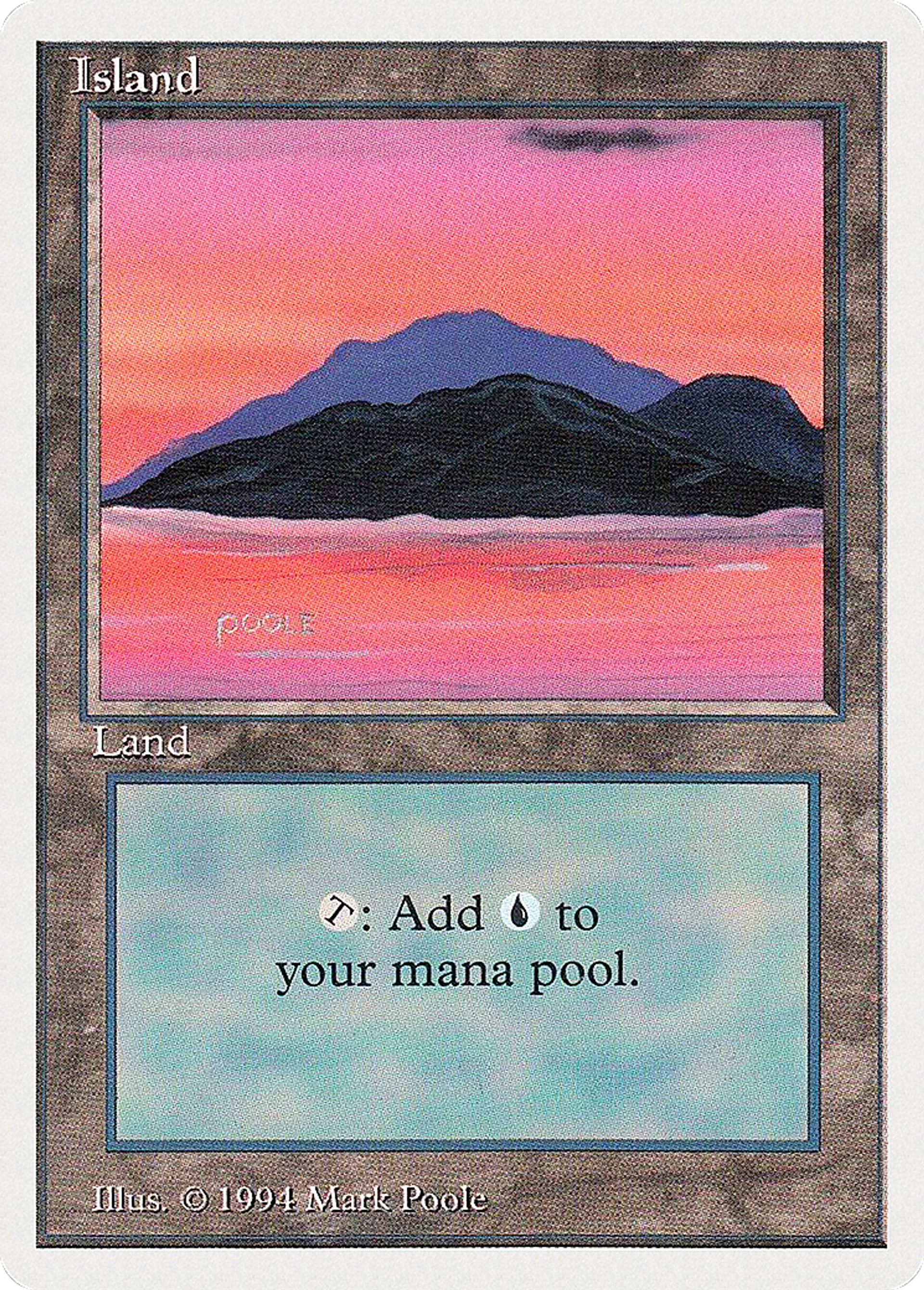 Island — Summer Magic / Edgar — Magic: The Gathering