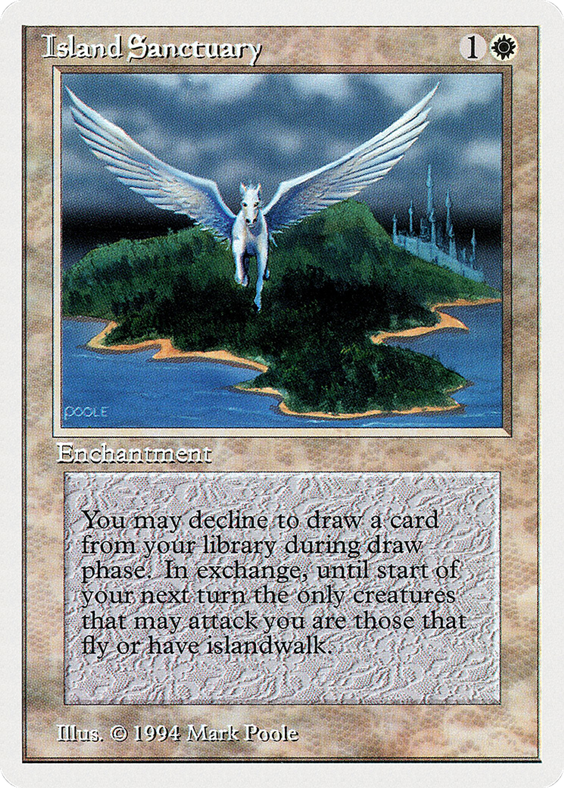 Island Sanctuary — Summer Magic / Edgar — Magic: The Gathering