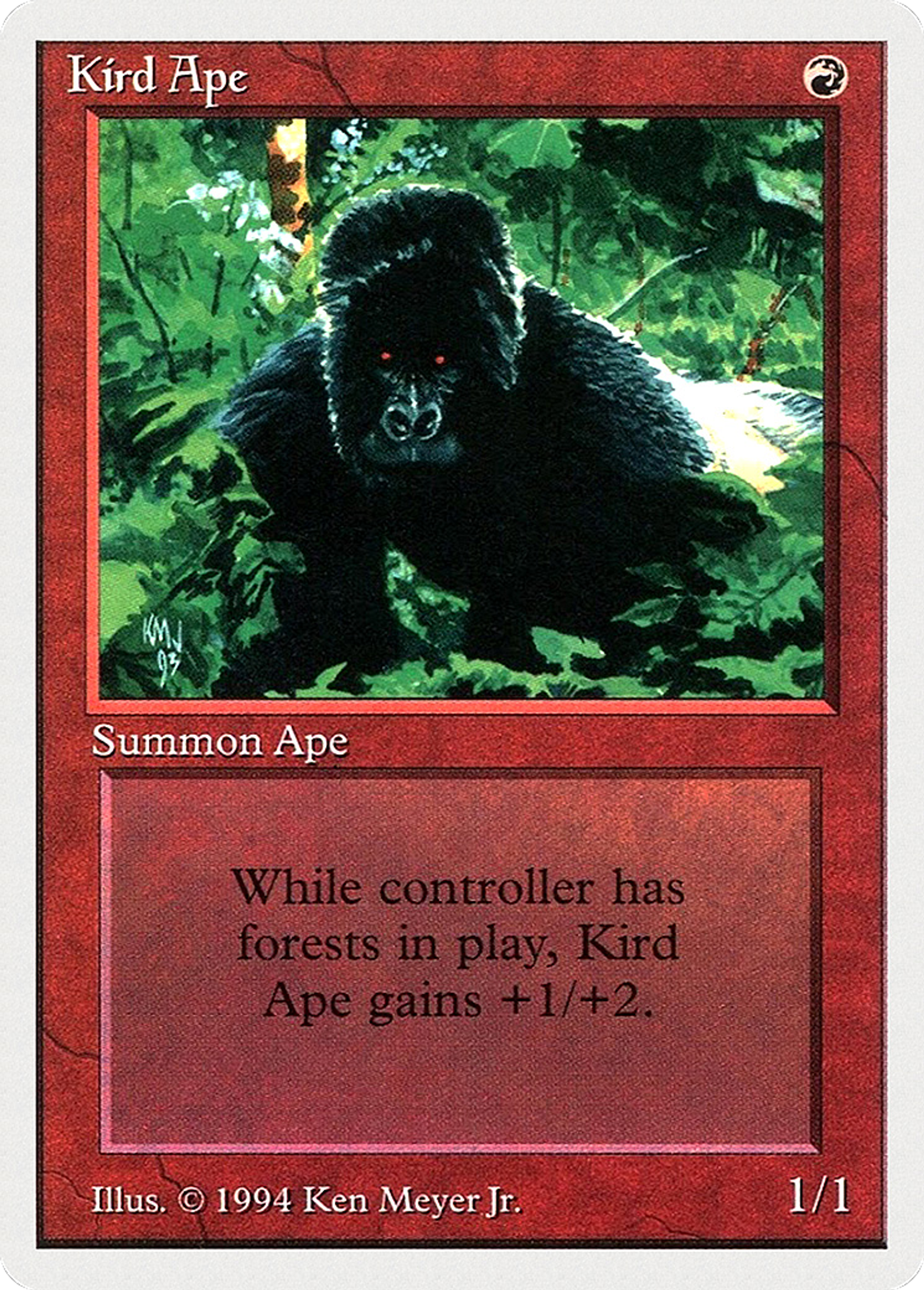 Kird Ape — Summer Magic / Edgar — Magic: The Gathering