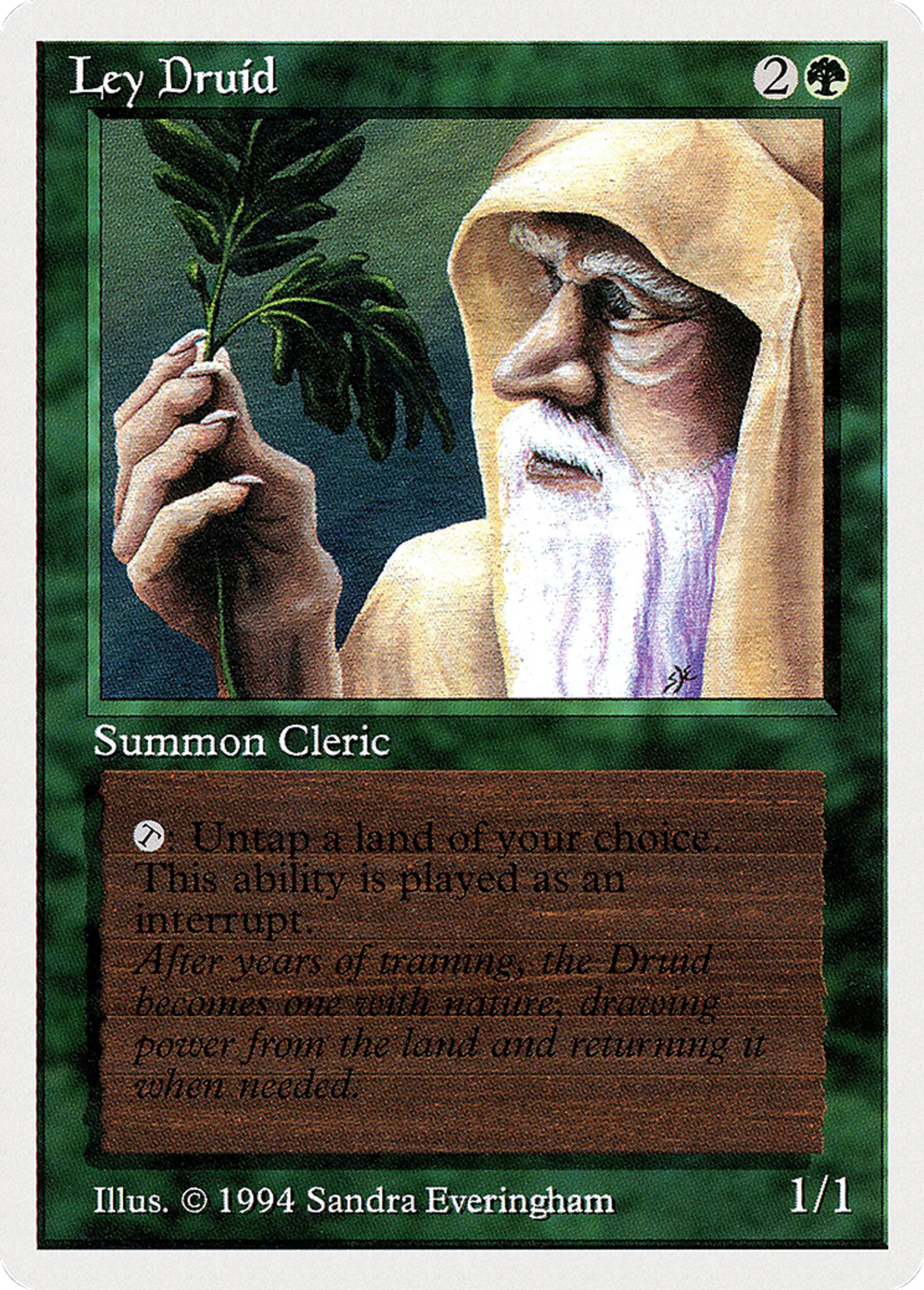 Druide des leys — Summer Magic / Edgar — Magic: The Gathering