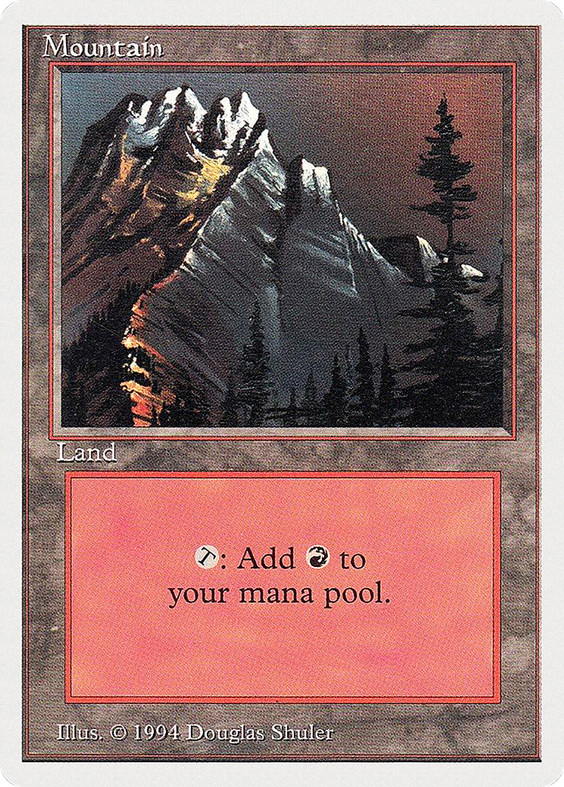 Mountain — Summer Magic / Edgar — Magic: The Gathering