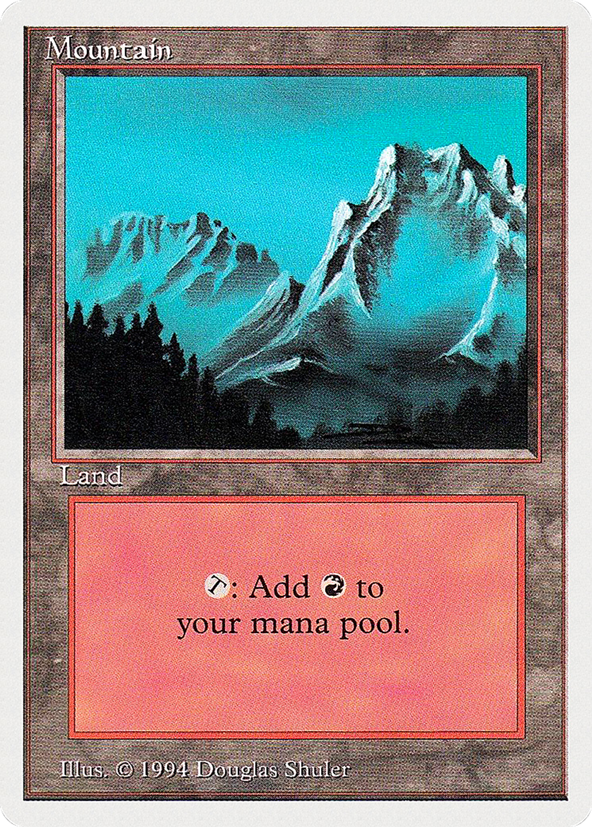 Mountain — Summer Magic / Edgar — Magic: The Gathering