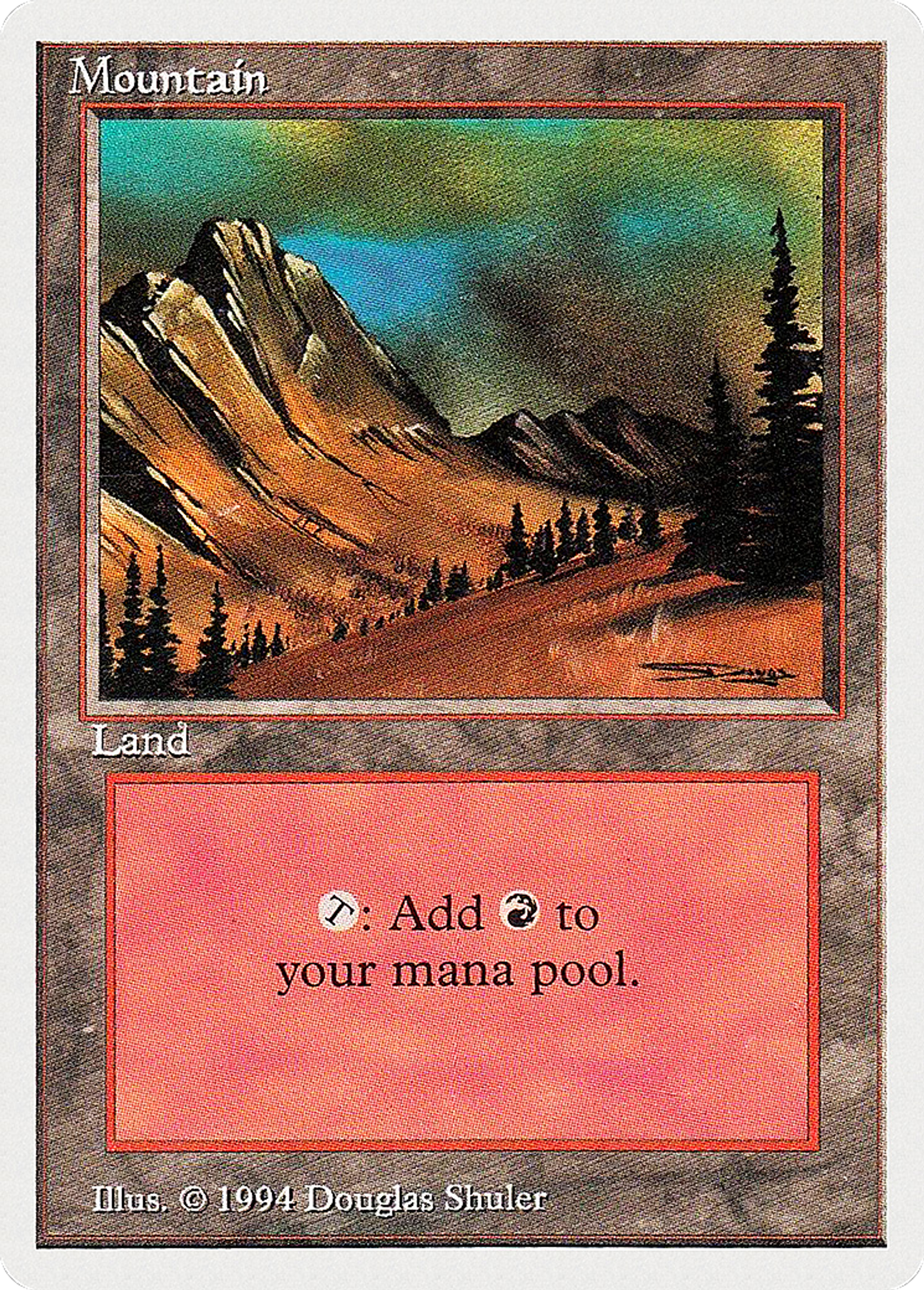 Mountain — Summer Magic / Edgar — Magic: The Gathering