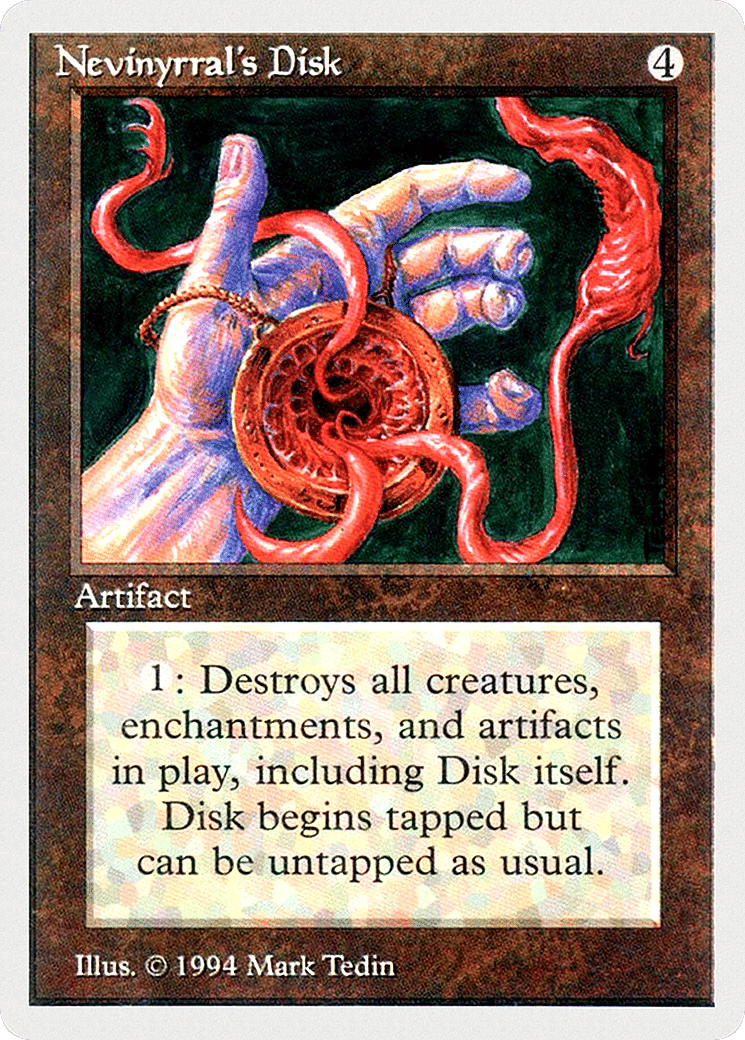 Nevinyrral's Disk — Summer Magic / Edgar — Magic: The Gathering