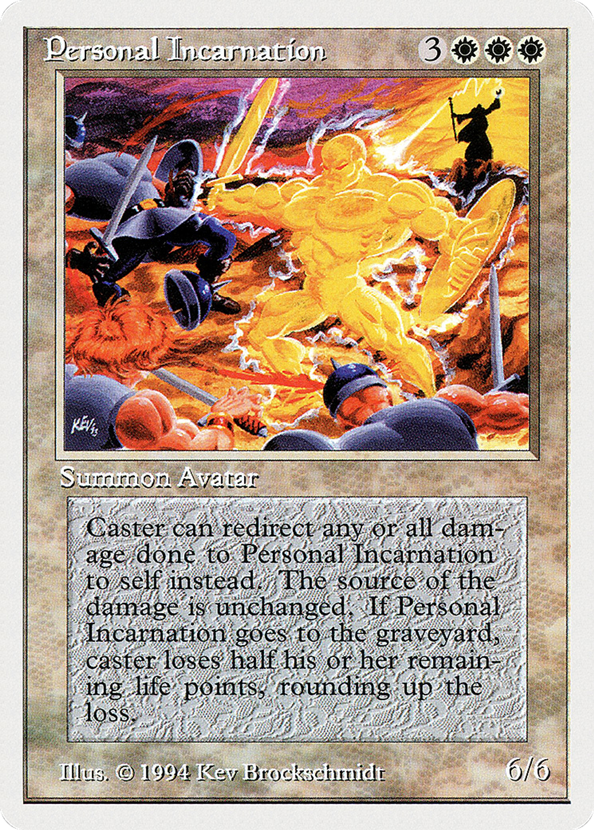 Personal Incarnation — Summer Magic / Edgar — Magic: The Gathering