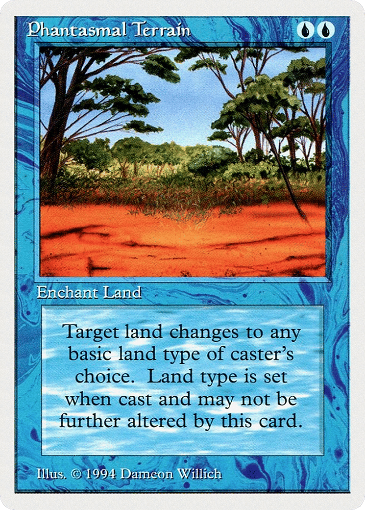 Phantasmal Terrain — Summer Magic / Edgar — Magic: The Gathering