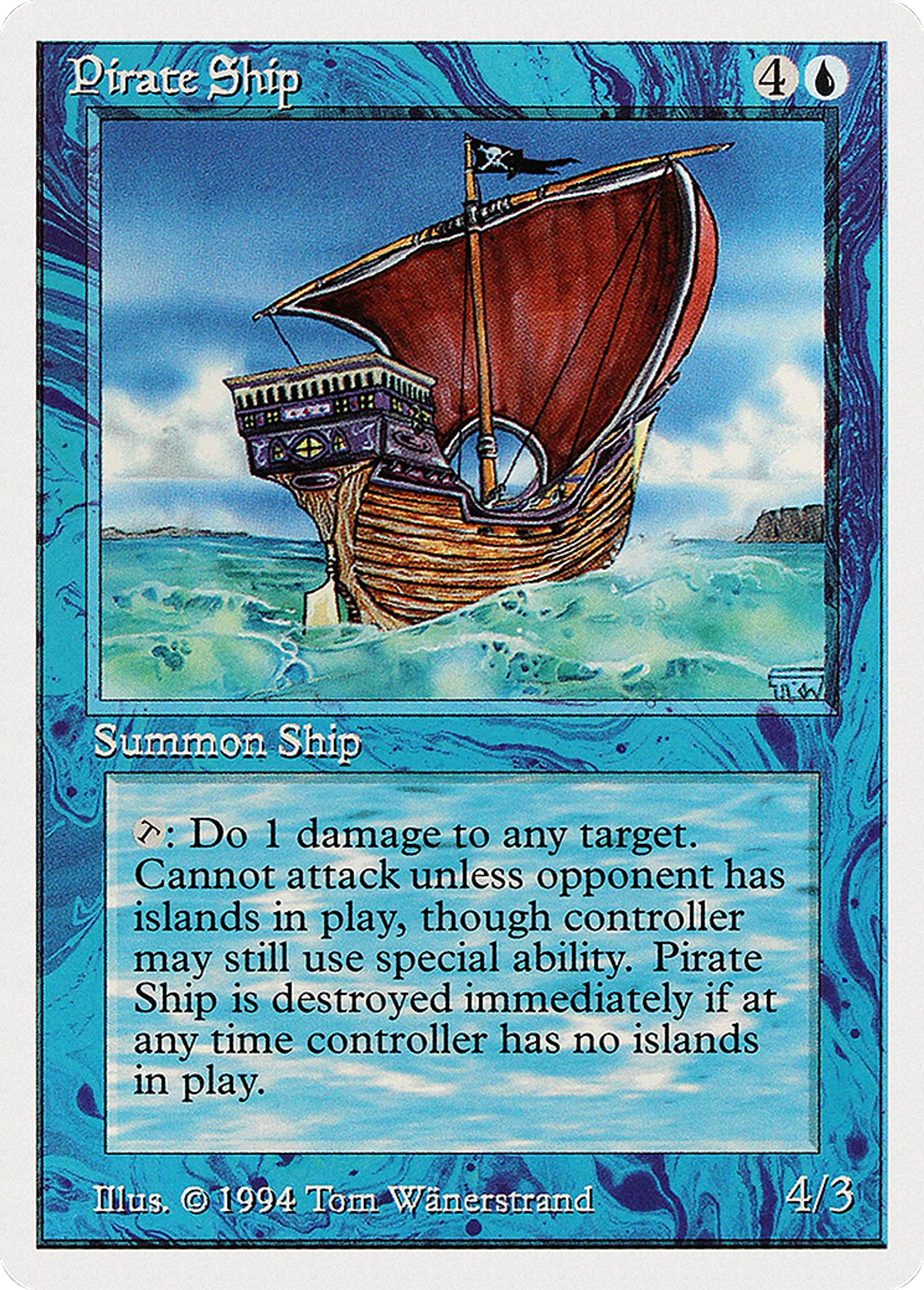 Pirate Ship — Summer Magic / Edgar — Magic: The Gathering