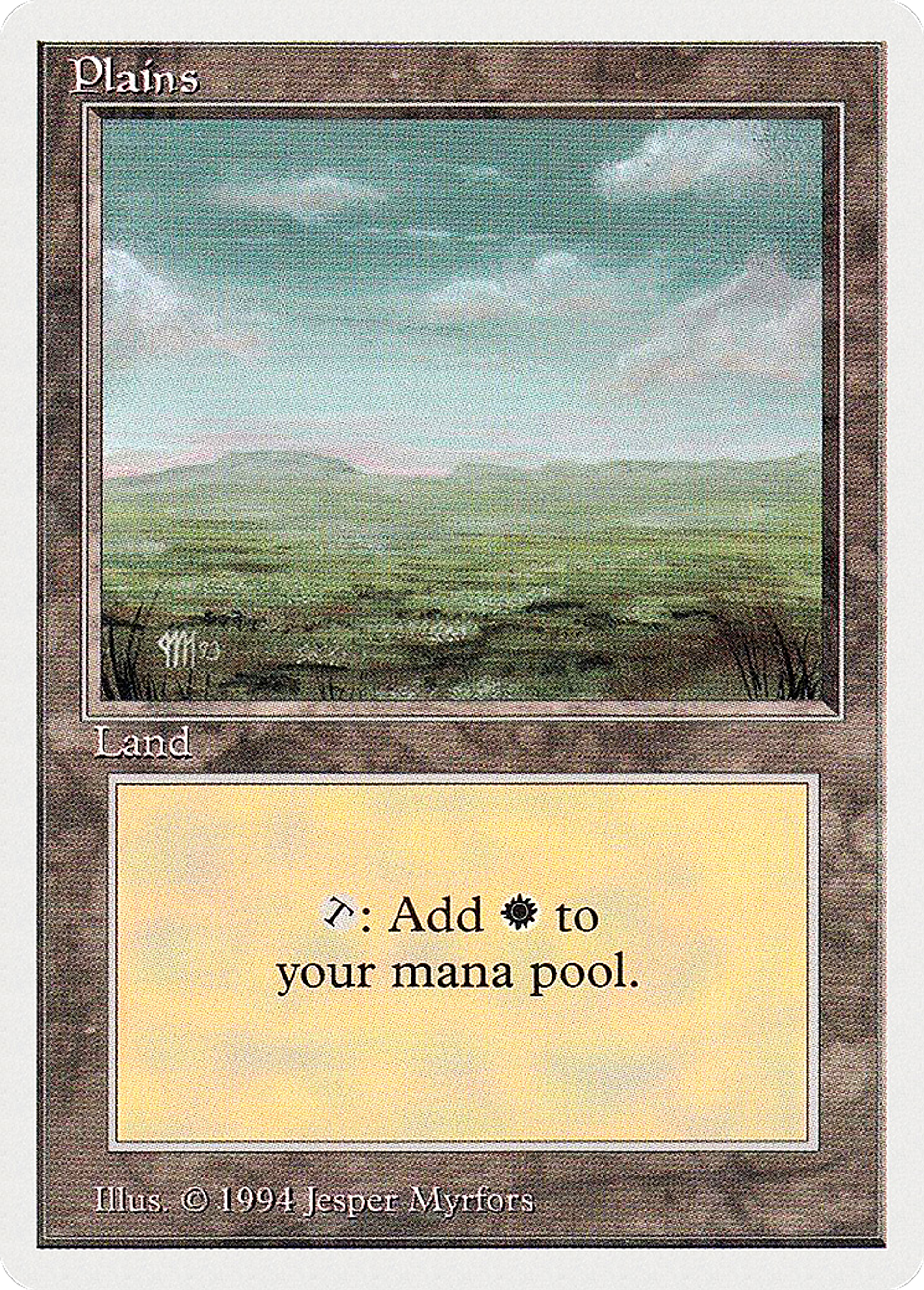 Plains — Summer Magic / Edgar — Magic: The Gathering