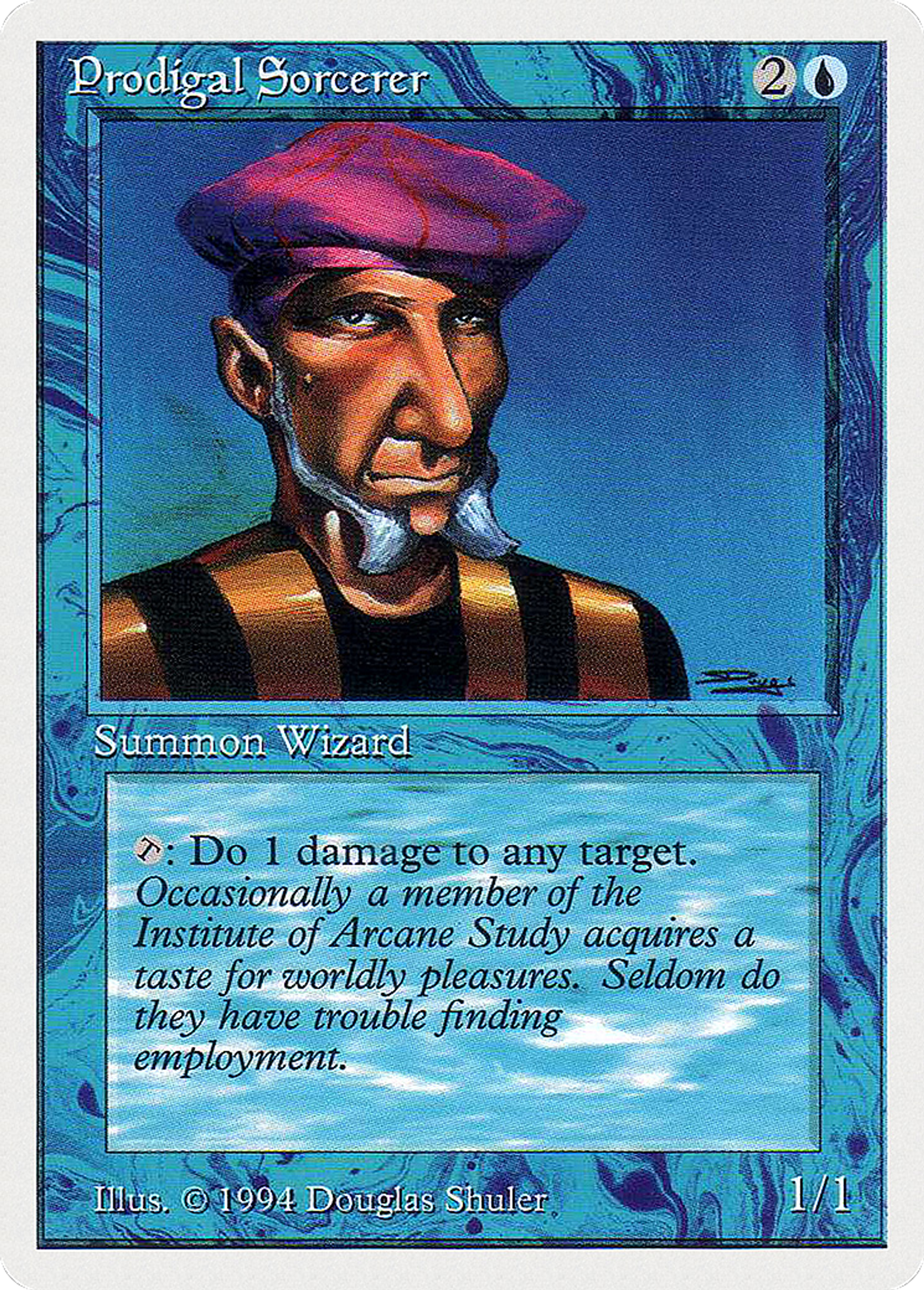 Prodigal Sorcerer — Summer Magic / Edgar — Magic: The Gathering